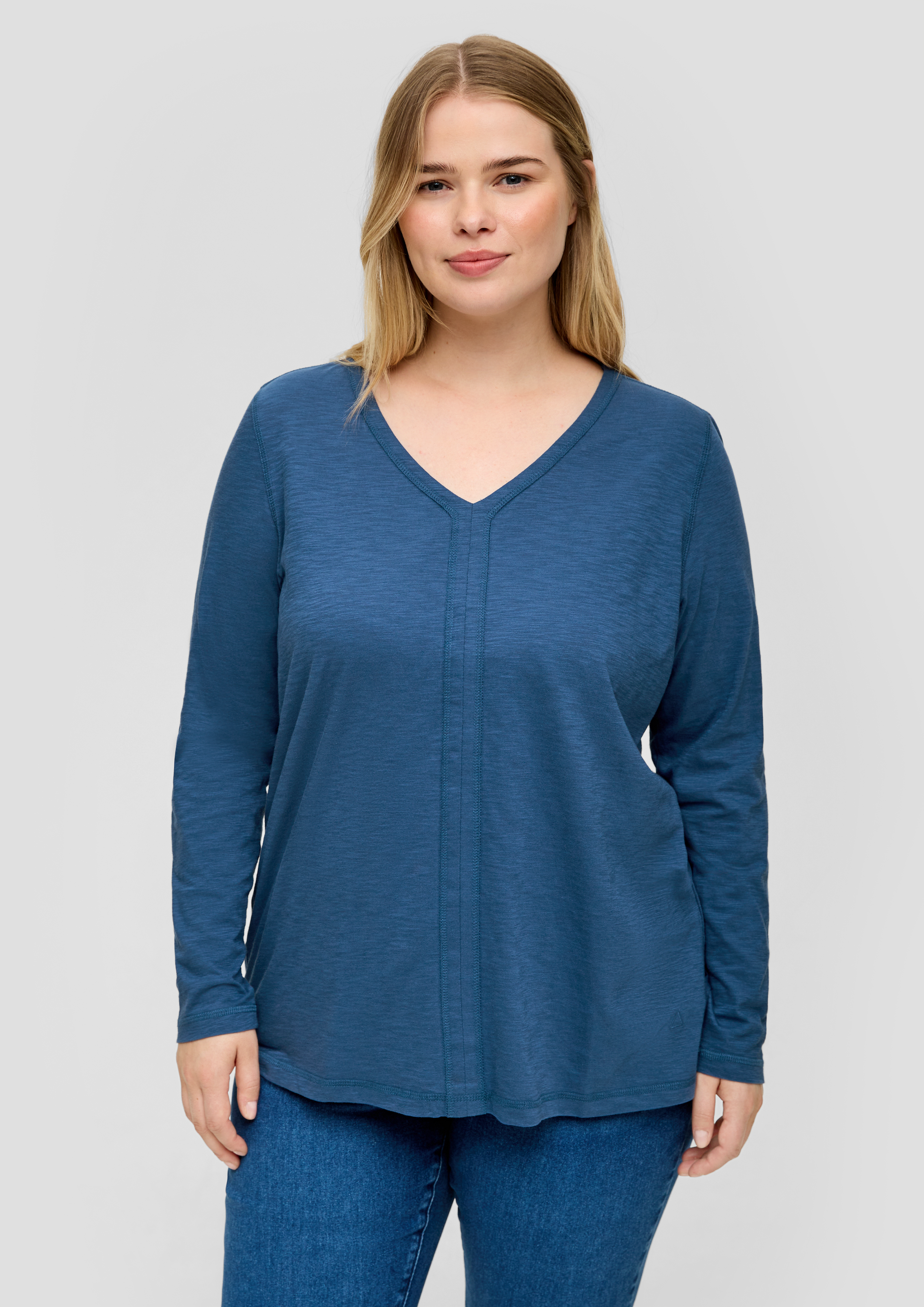 S.Oliver Longsleeve mit Teilungsnaht