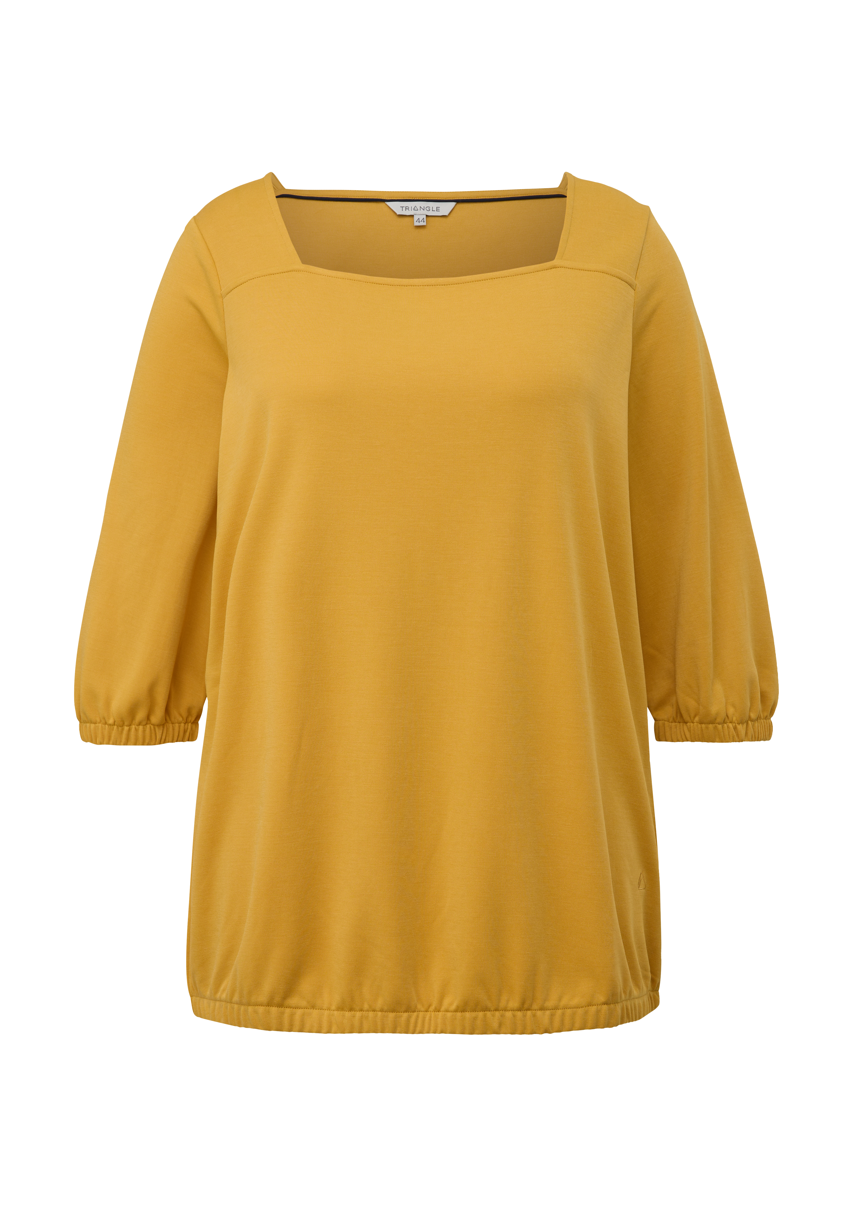 s.Oliver - Blusenshirt mit Piquéstruktur, Damen, gelb