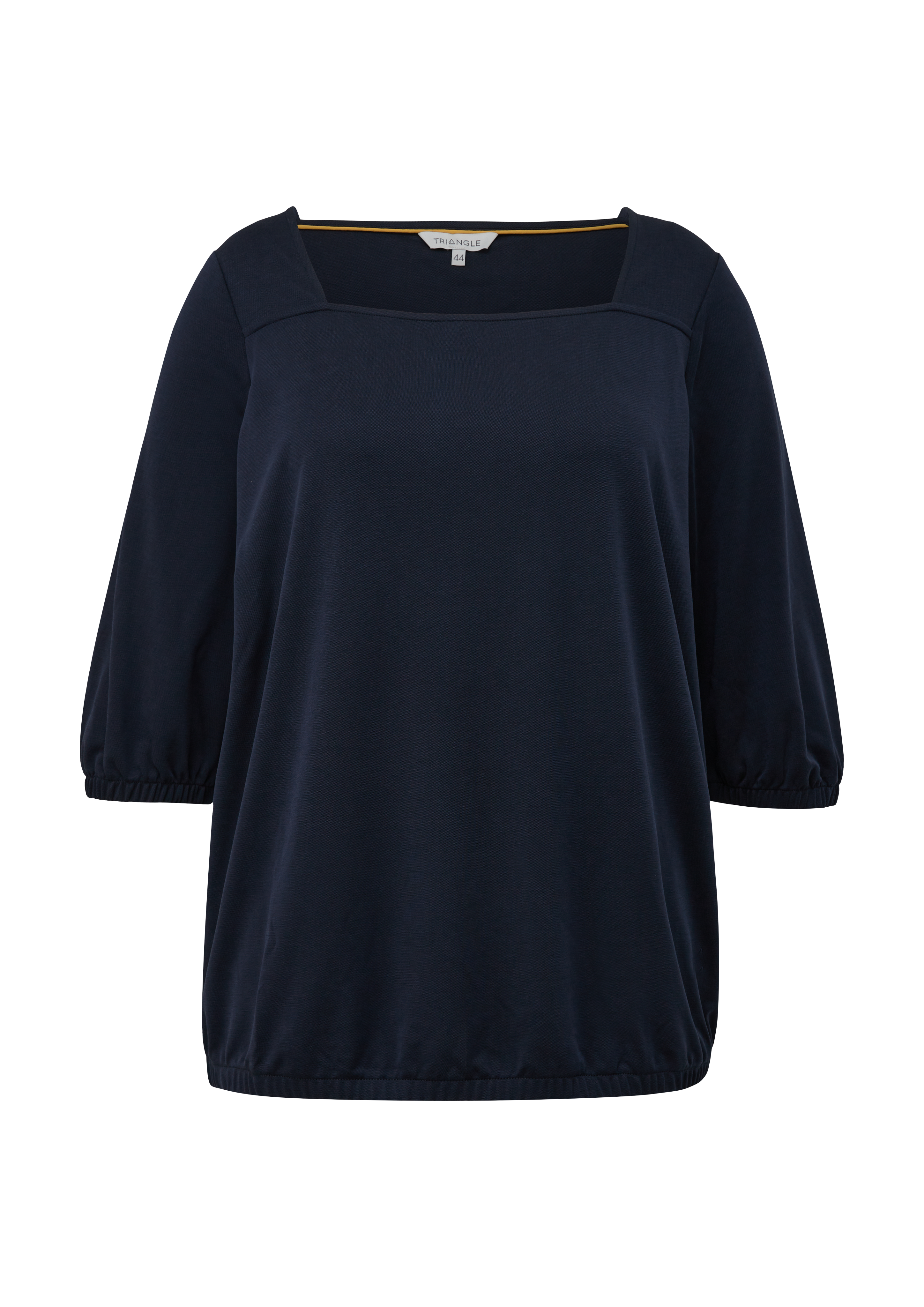 s.Oliver - Blusenshirt mit Piquéstruktur, Damen, blau