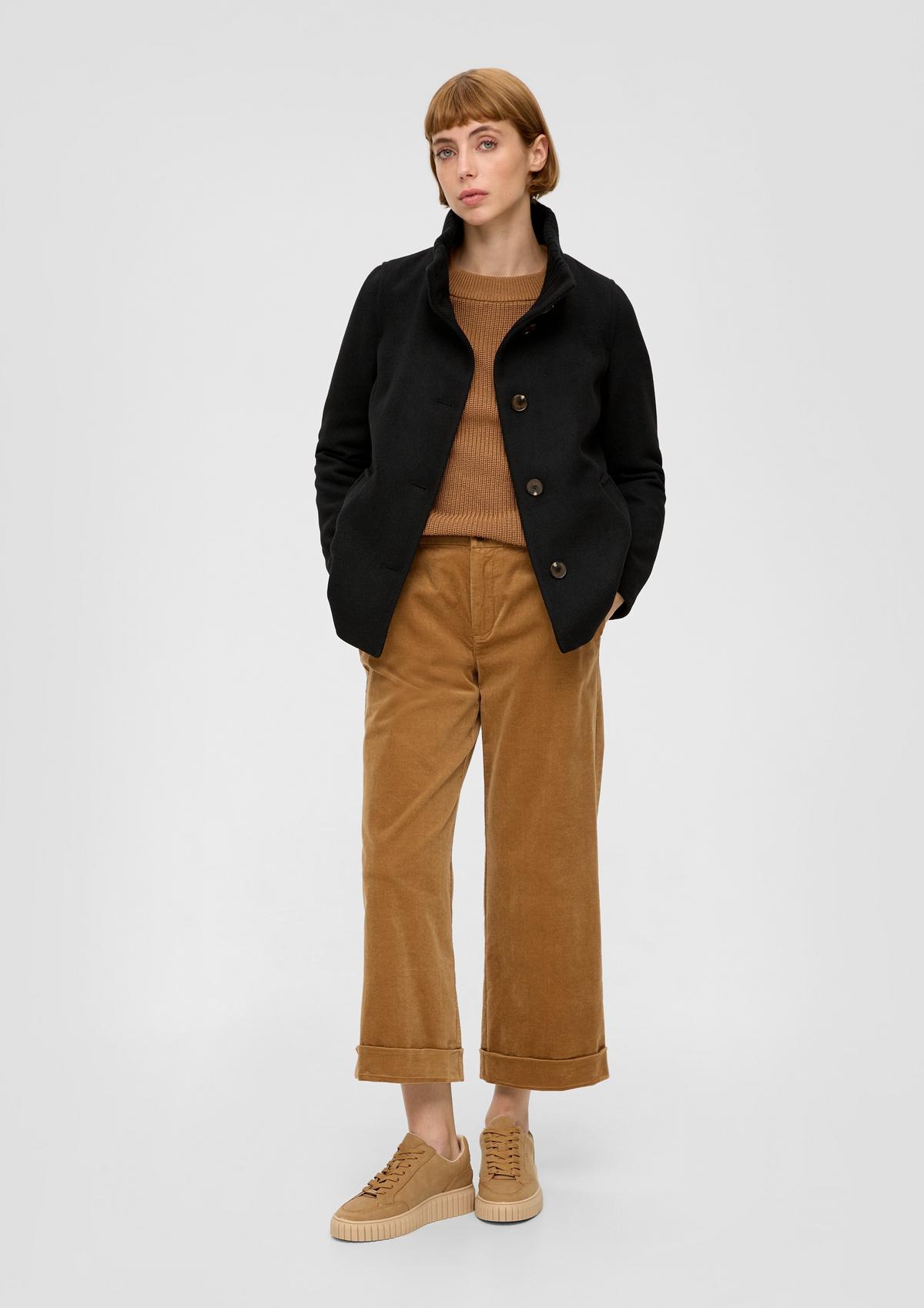 s.Oliver Regular : jupe-culotte en velours côtelé