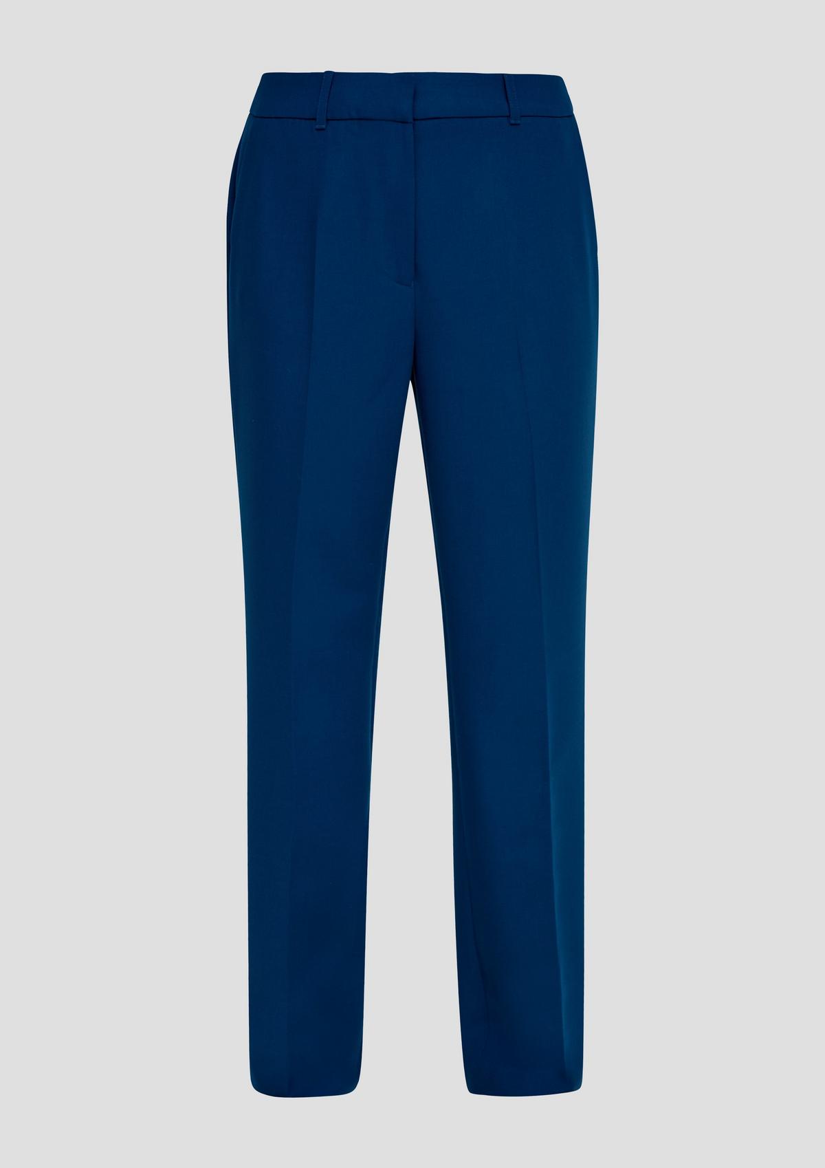 s.Oliver Regular fit: stretch viscose trousers