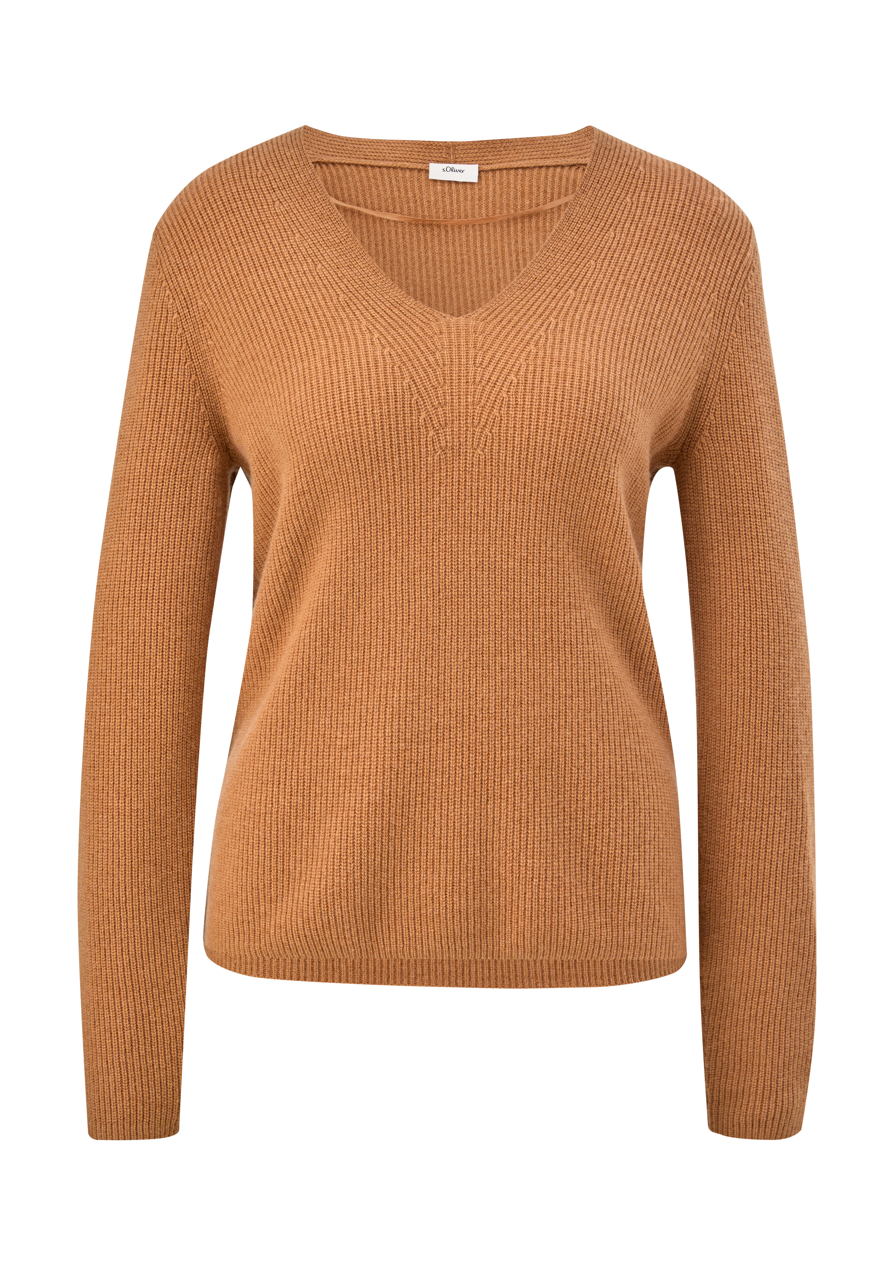 s.Oliver - Pullover aus Wollmix, Damen, braun