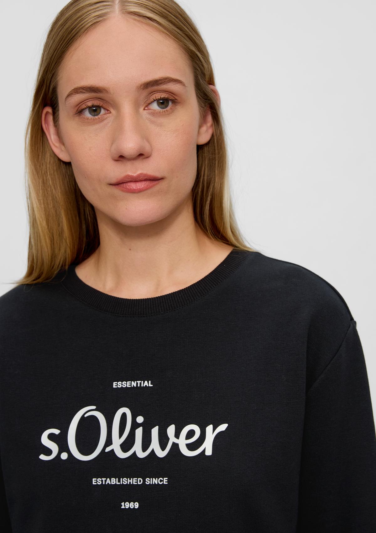 s.Oliver Sweat-shirt en coton stretch