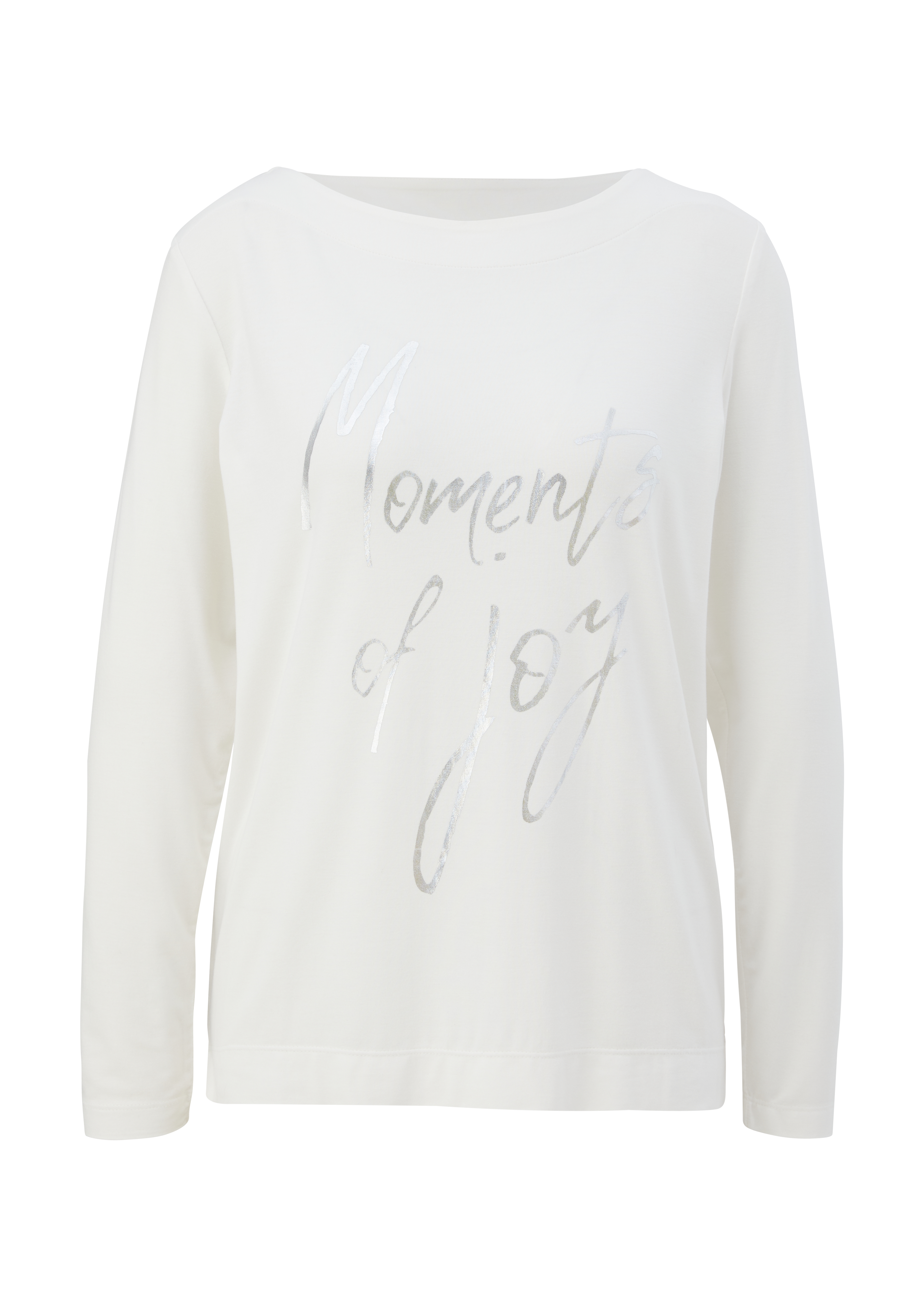 s.Oliver - Longsleeve aus Viskosestretch, Damen, creme