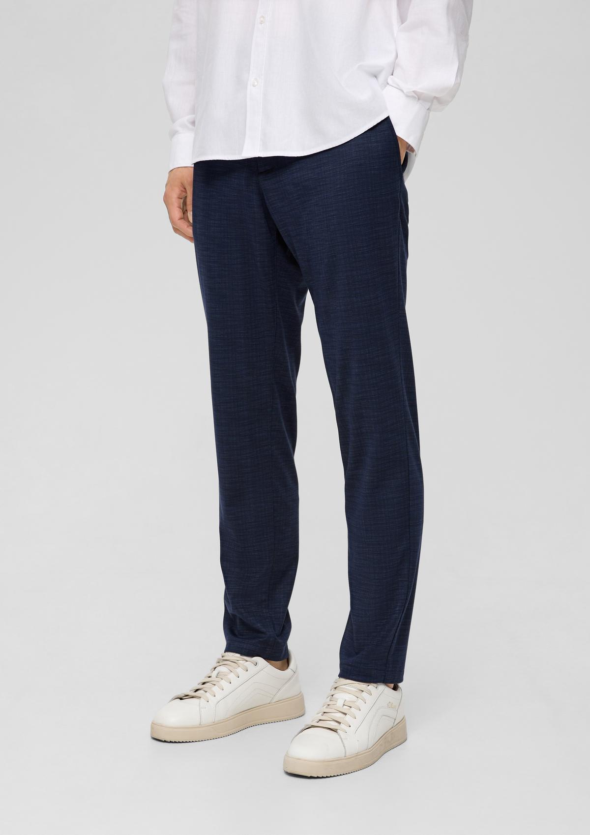 Slim fit: trousers with a tapered leg