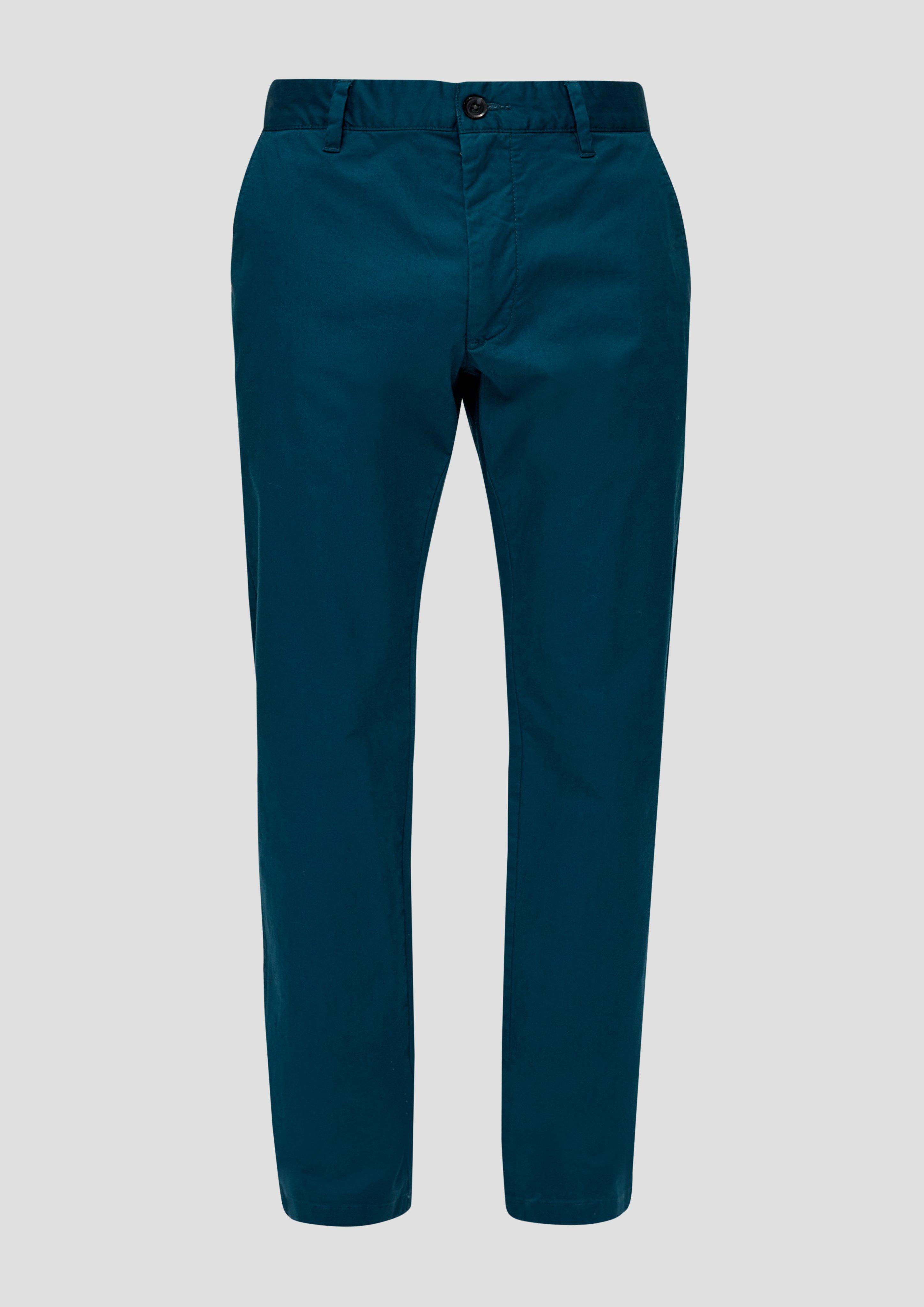 s.Oliver - Slim: Hose aus Baumwollstretch, Herren, Blau