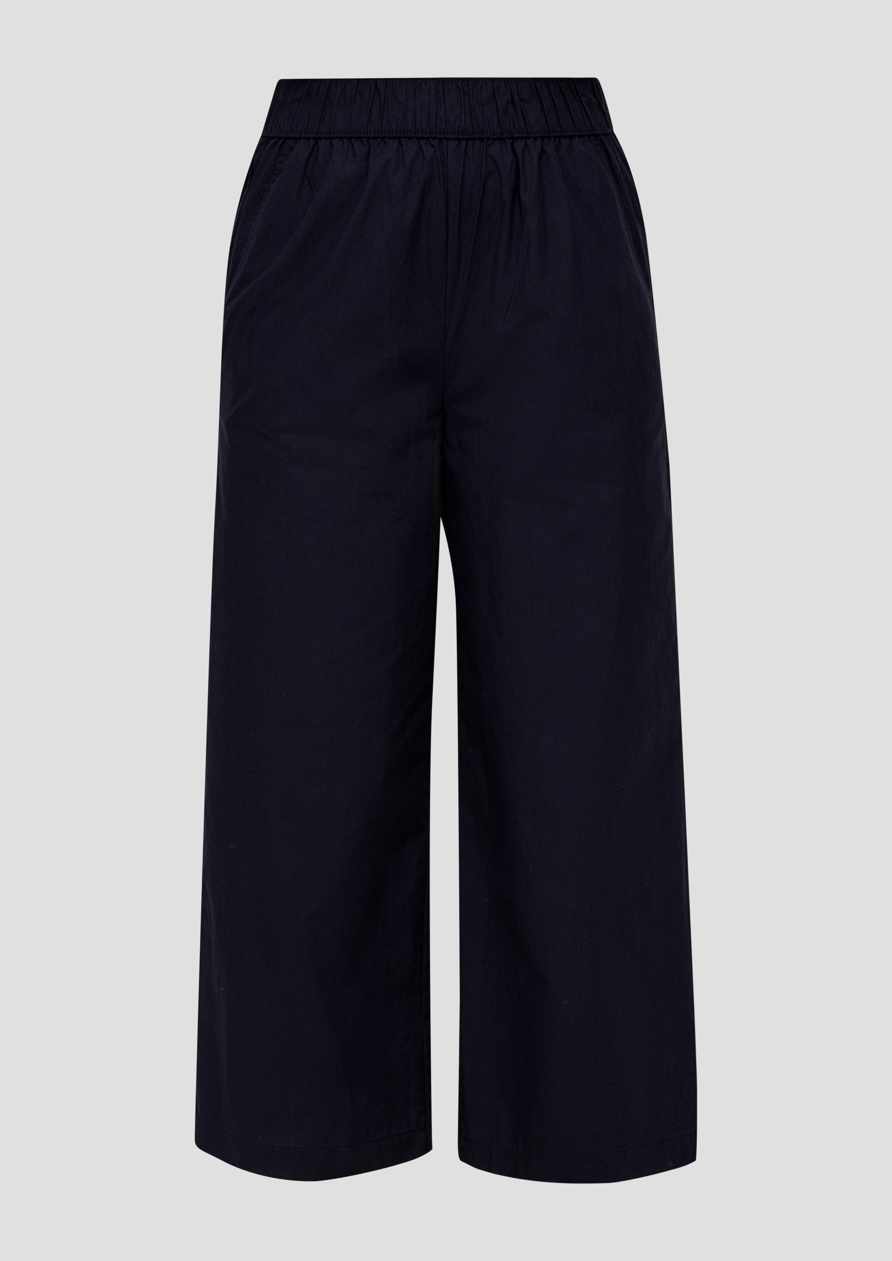 s.Oliver - Relaxed: Culotte aus Baumwolle, Damen, blau