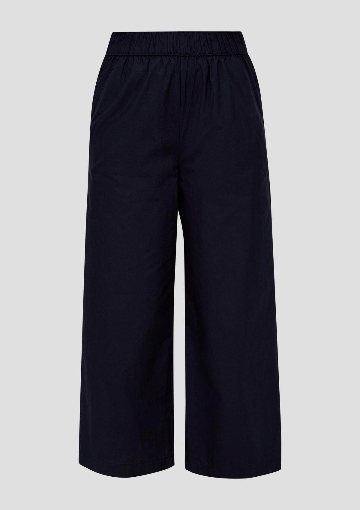 s.Oliver Relaxed: Culotte aus Baumwolle