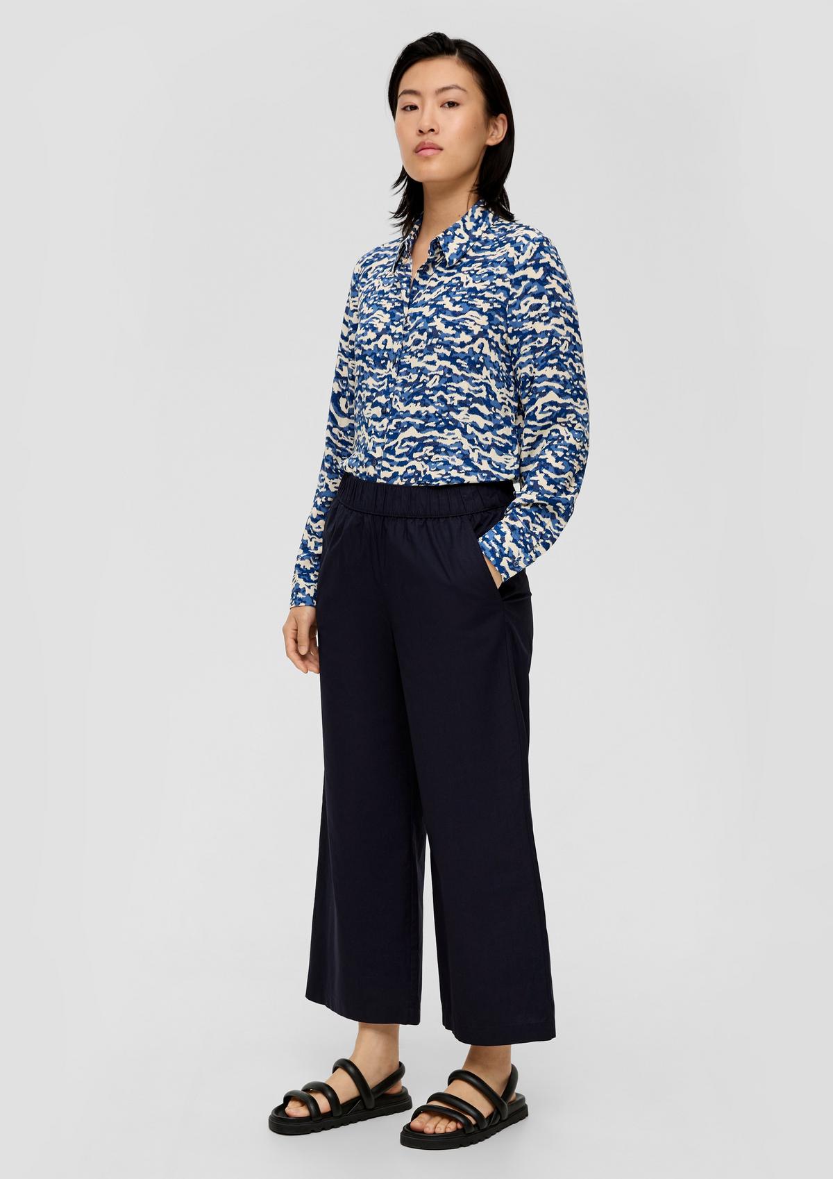 Relaxed fit: Cotton culottes