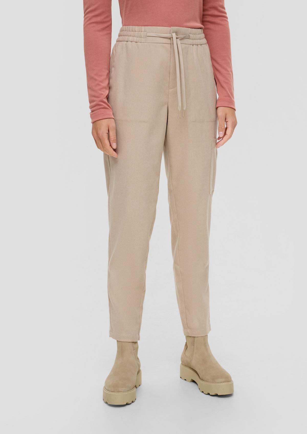 s.Oliver Relaxed fit: tracksuit bottoms-style trousers