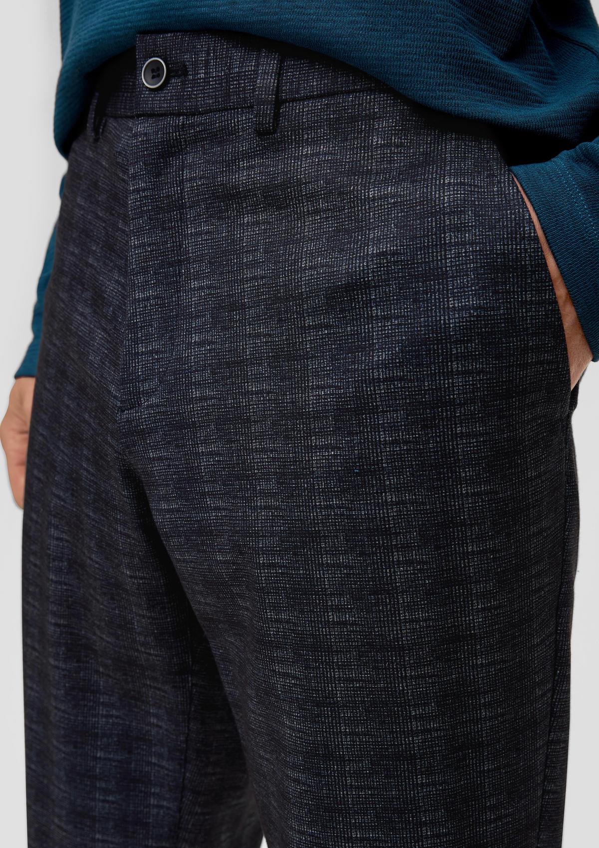 s.Oliver Slim fit: trousers with all-over print