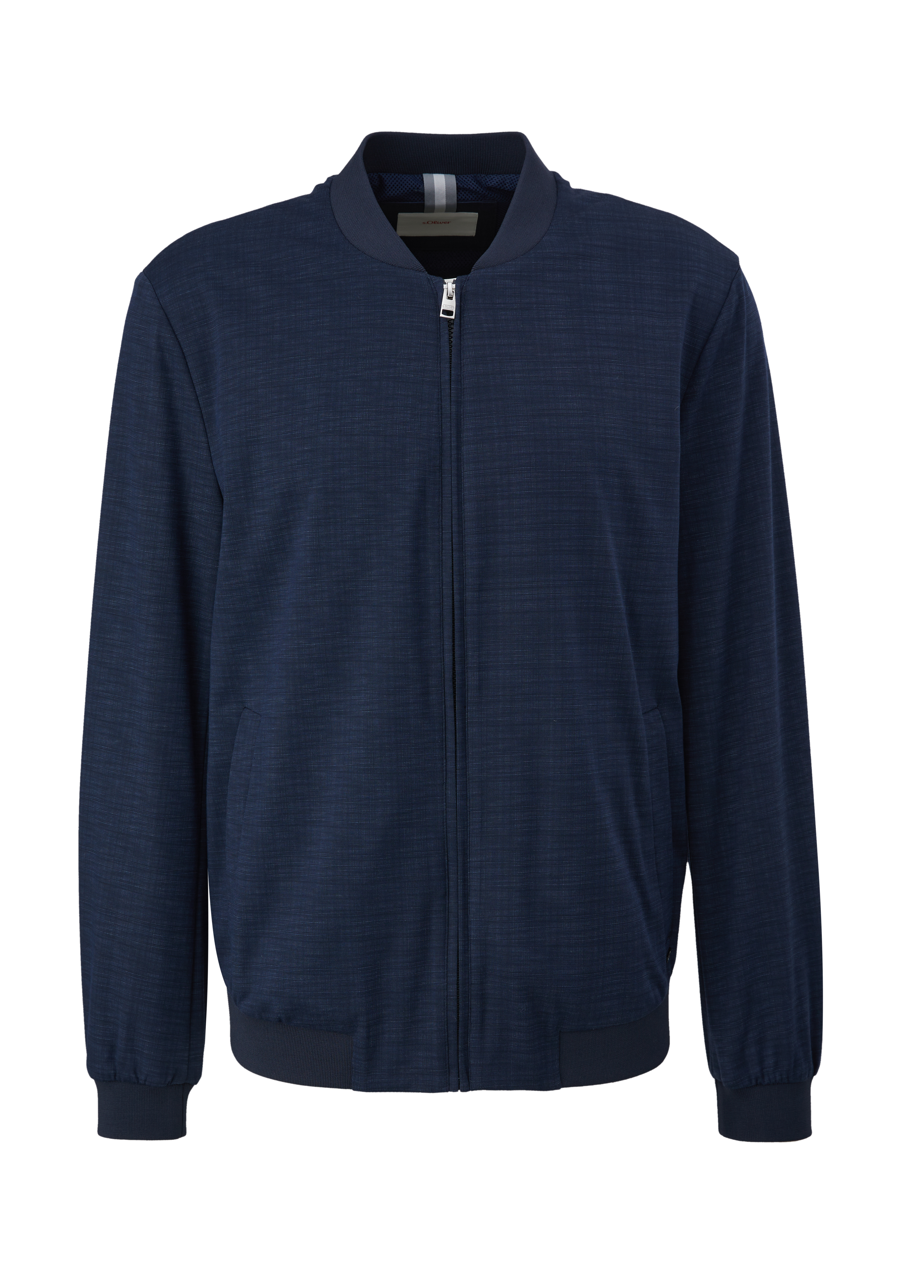 s.Oliver - Blouson aus Viskosestretch, Herren, blau