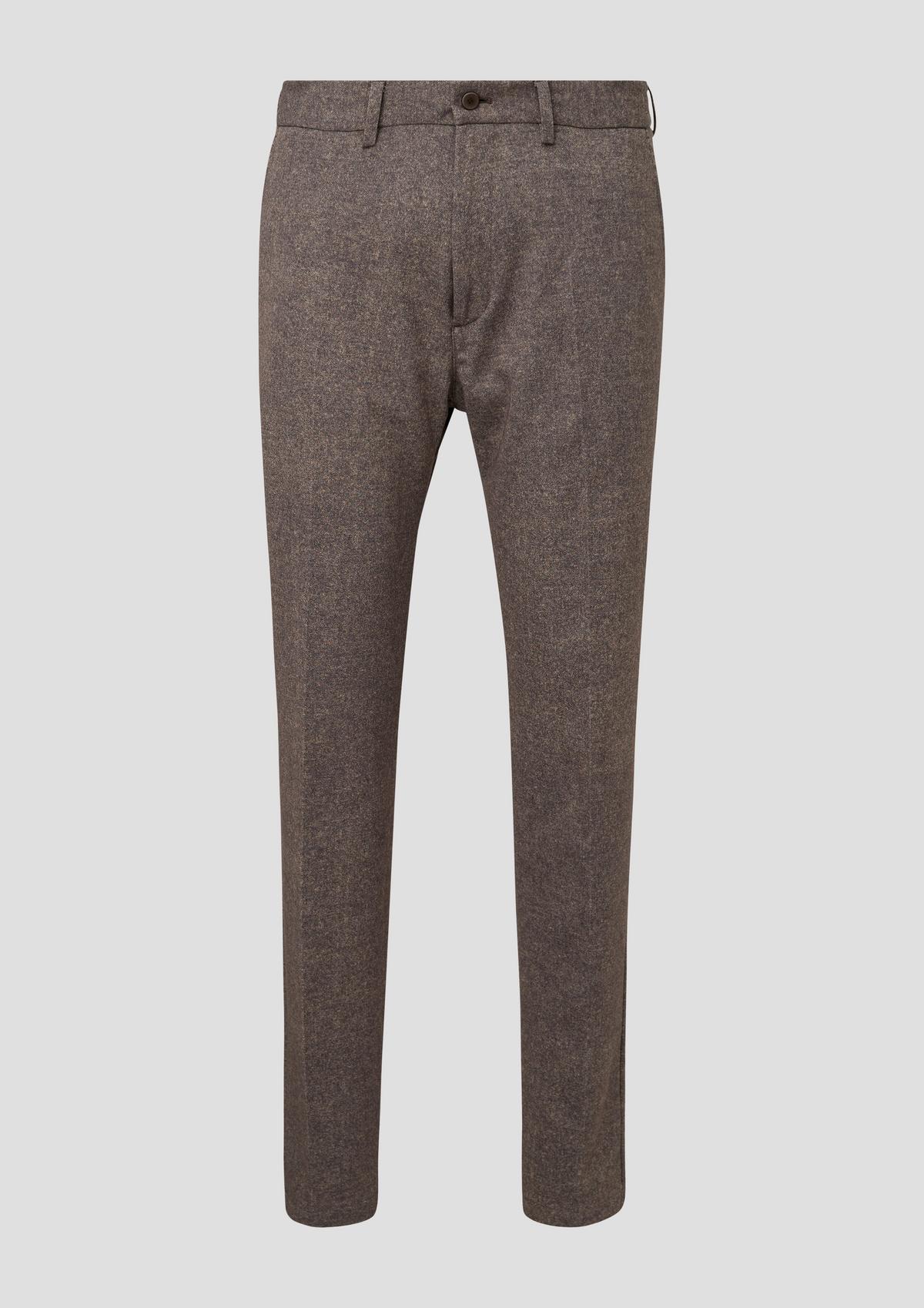 s.Oliver Slim : pantalon de jogging en jersey d’aspect tweed
