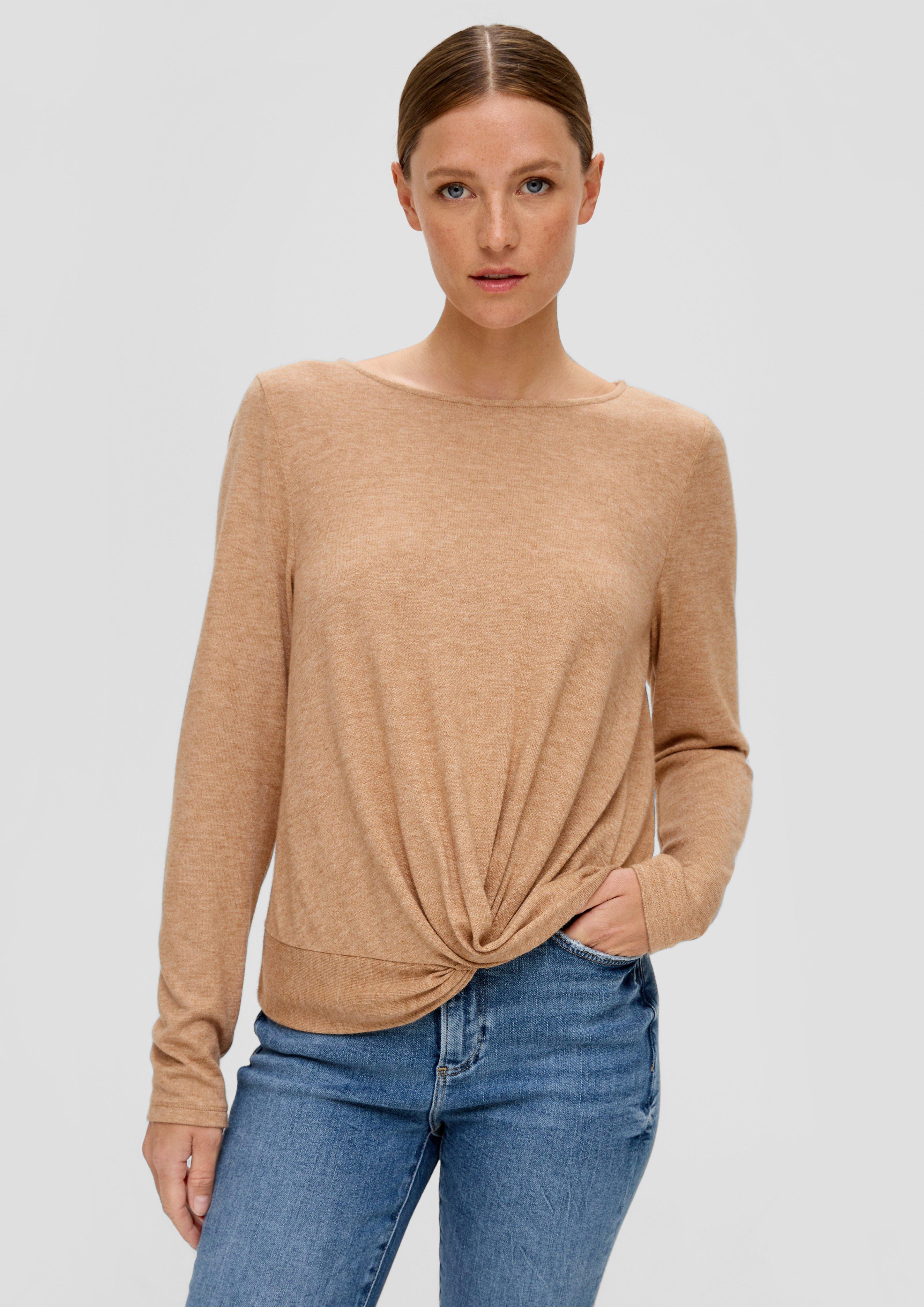 S.Oliver Longsleeve mit Wickeldetail