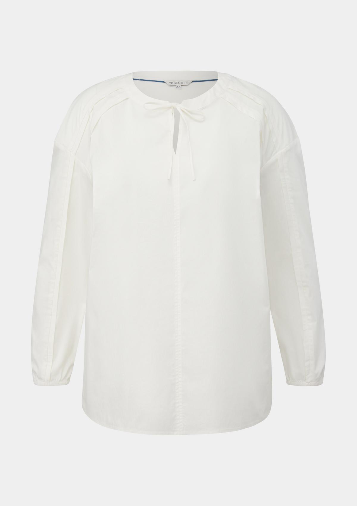 s.Oliver Tunic blouse with pintuck pleats