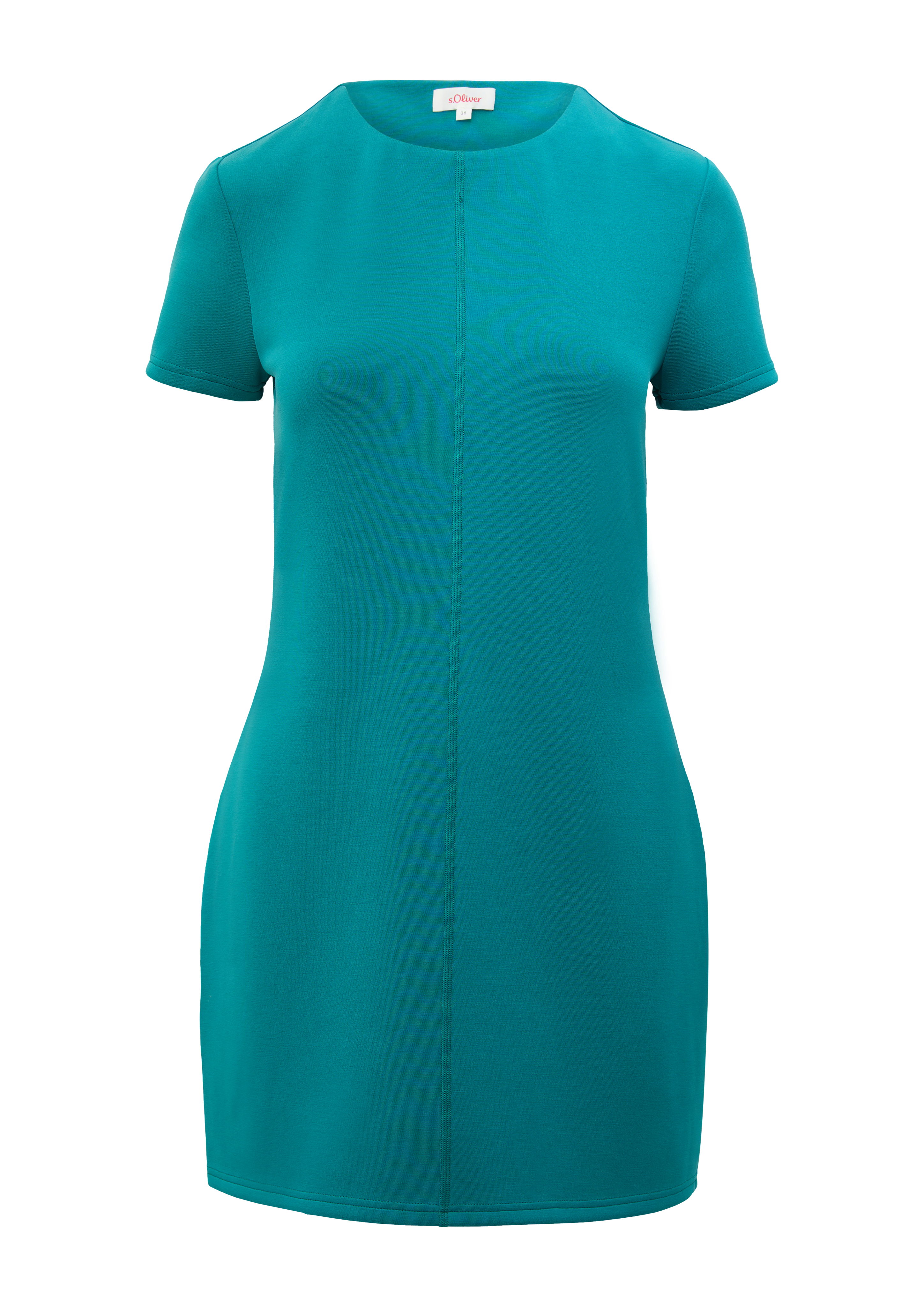 s.Oliver - Minikleid mit Overlocknähten, Damen, Blau