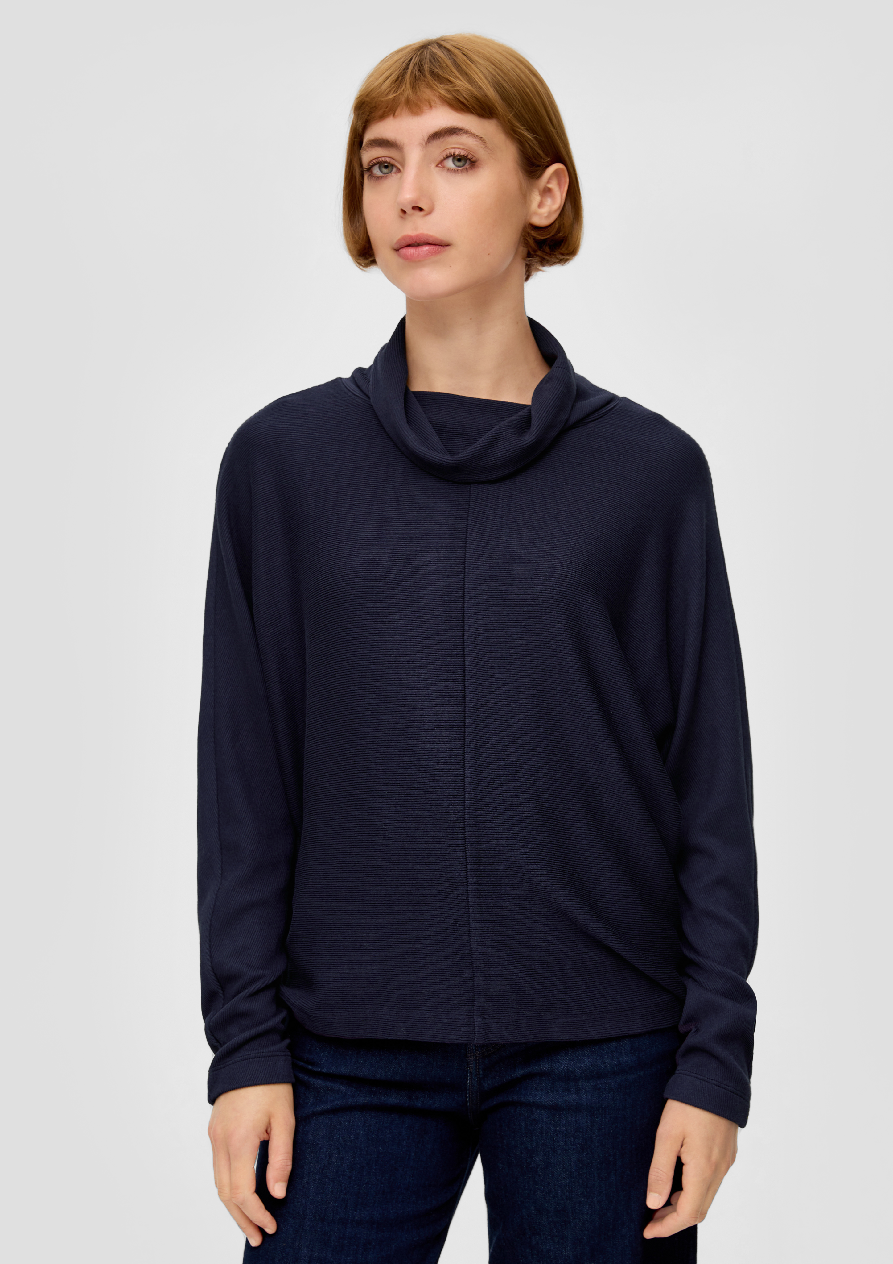 S.Oliver Sweatshirt mit Struktur