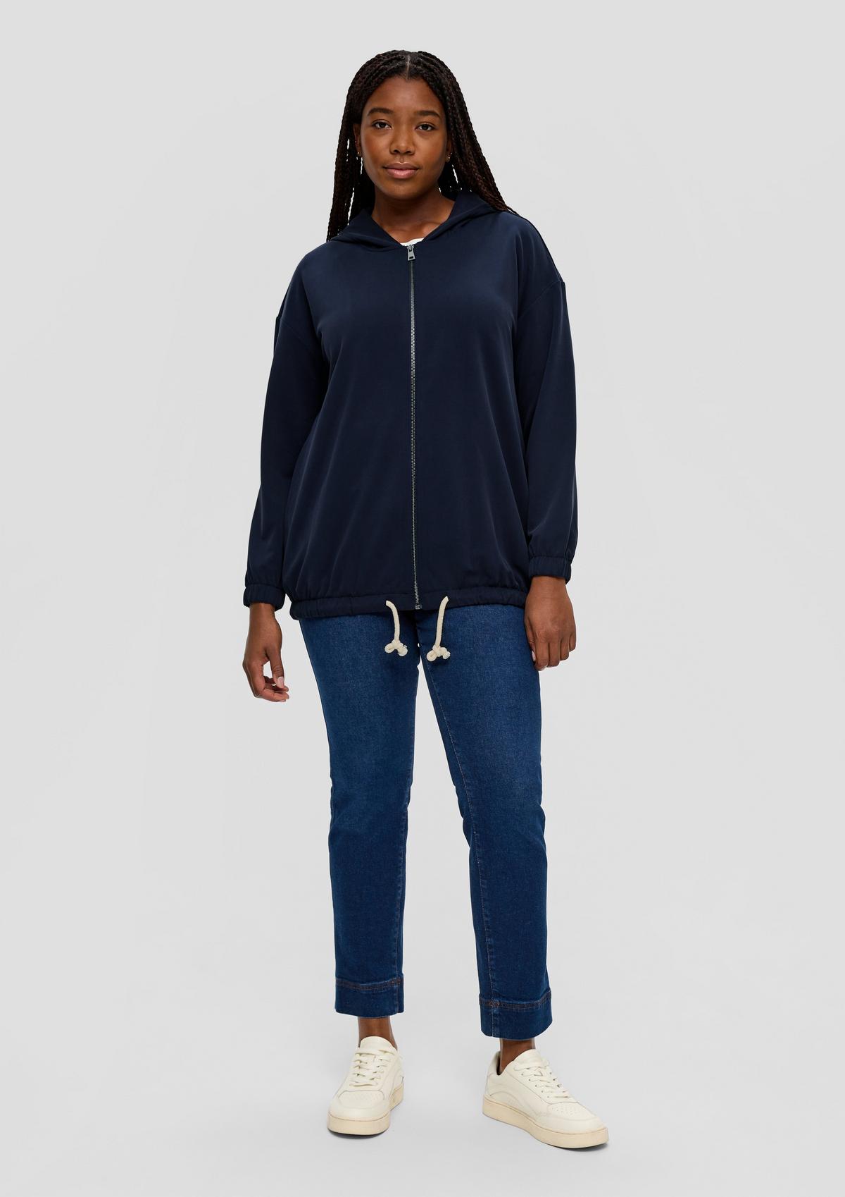 s.Oliver Sweatshirt jacket in a modal blend