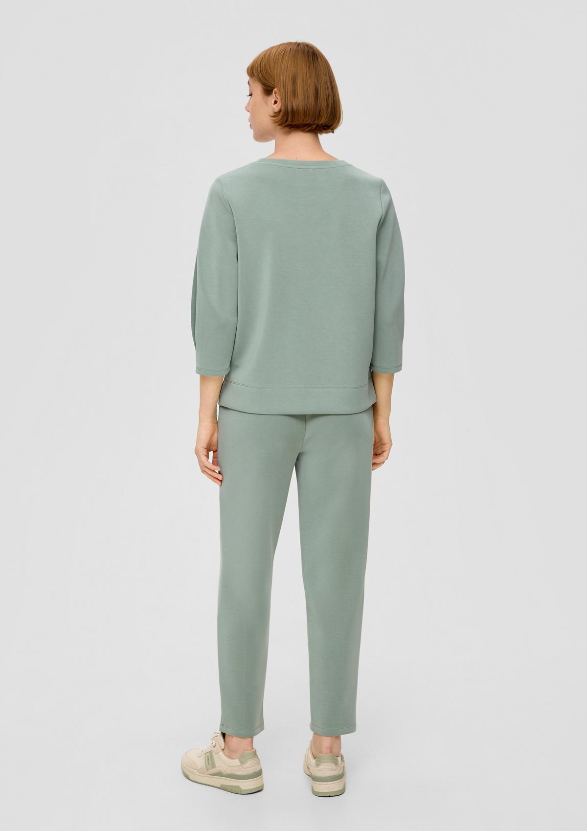 s.Oliver Scuba sweatshirt with a pleat