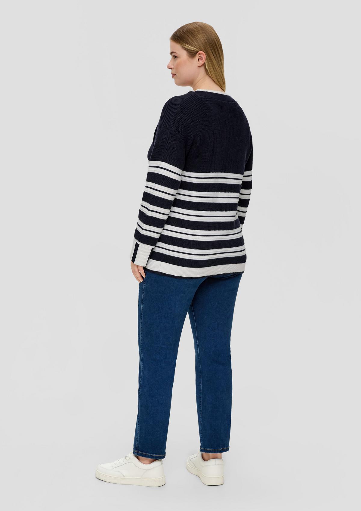 s.Oliver Cardigan with contrasting stripes