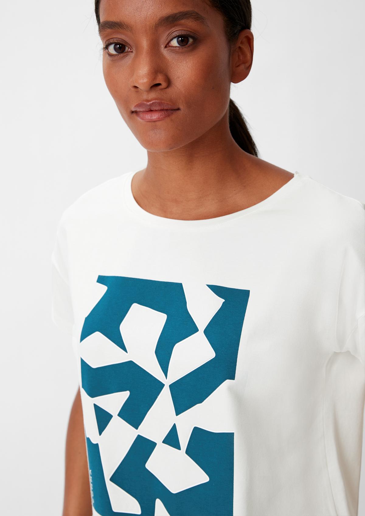 comma T-shirt in a modal blend