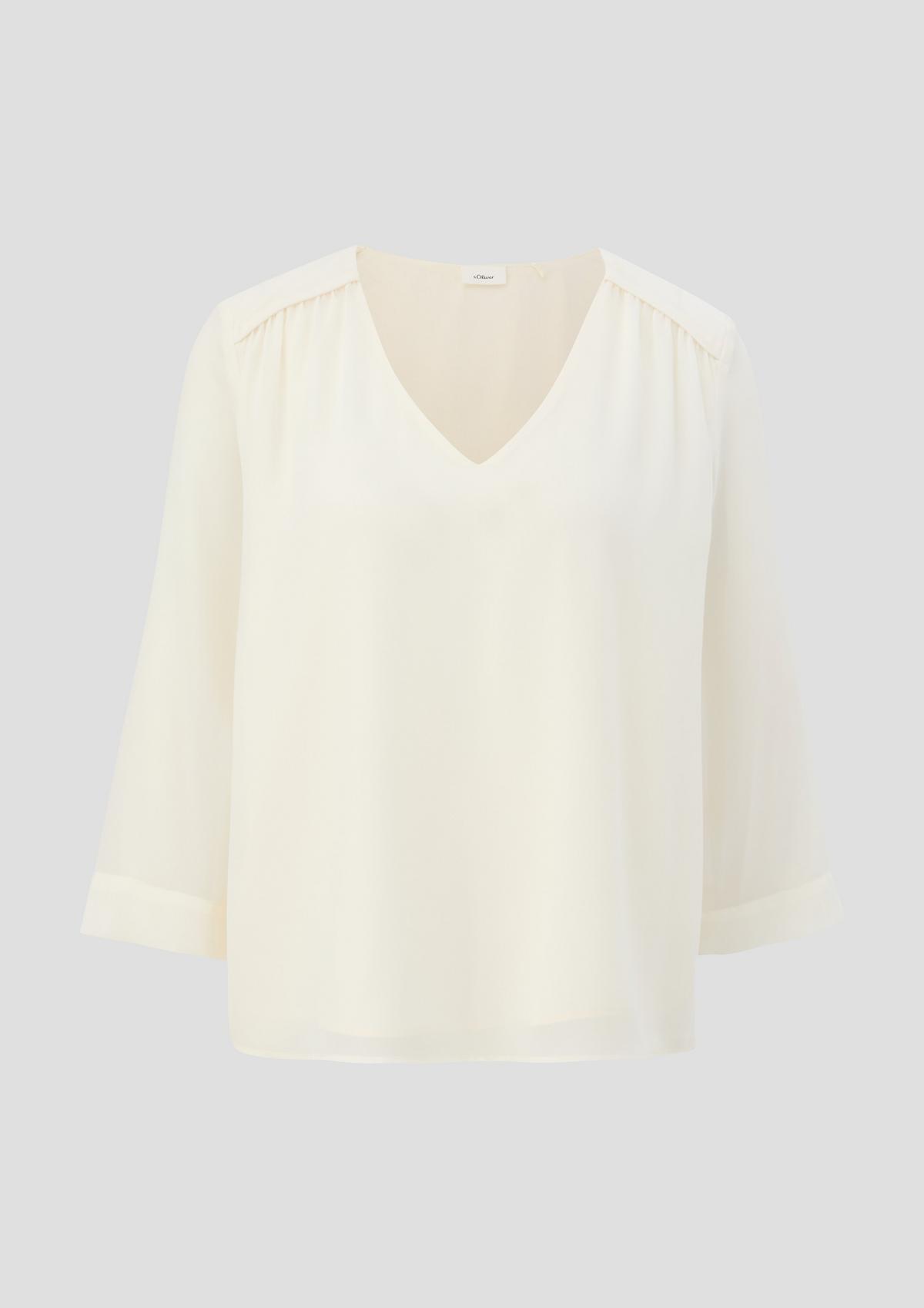 s.Oliver Chiffon blouse with viscose lining