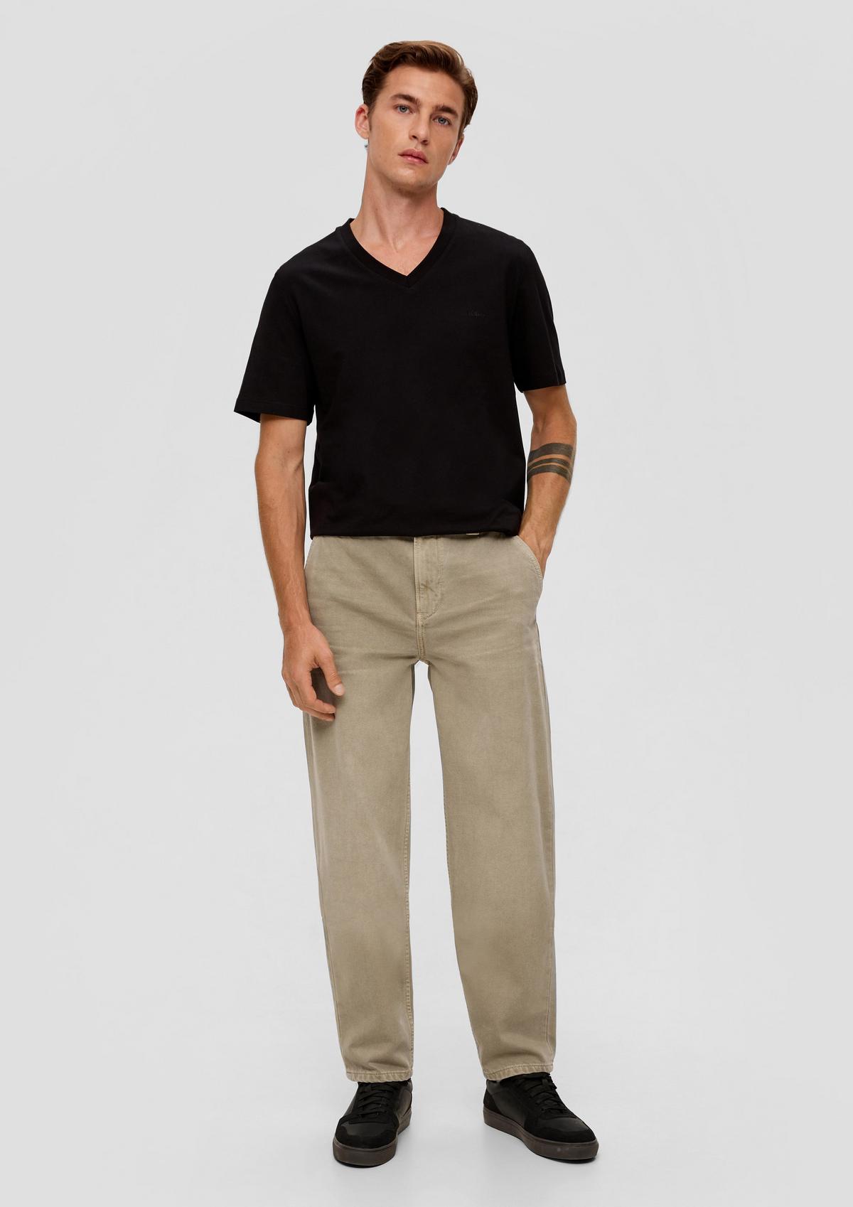 s.Oliver Relaxed fit: Trousers with slit pockets
