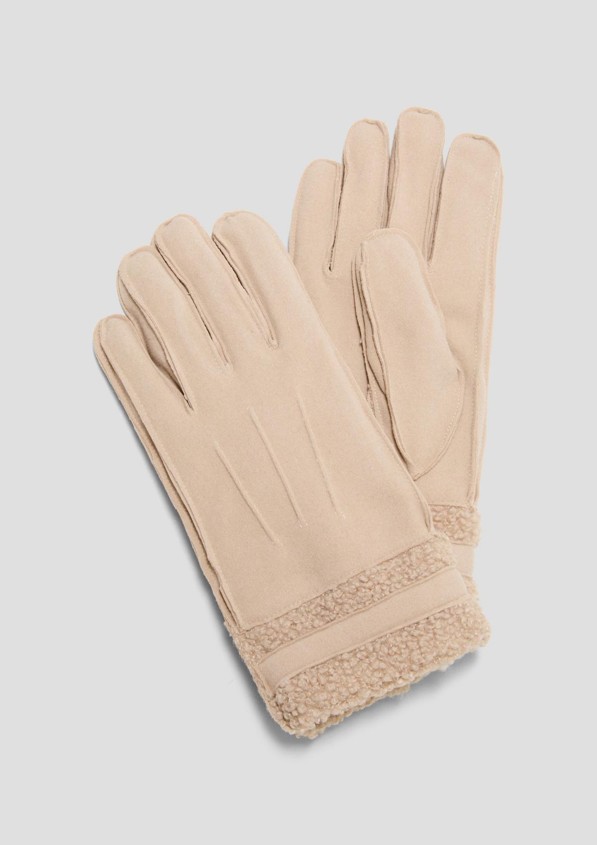 s.Oliver Gloves with teddy plush