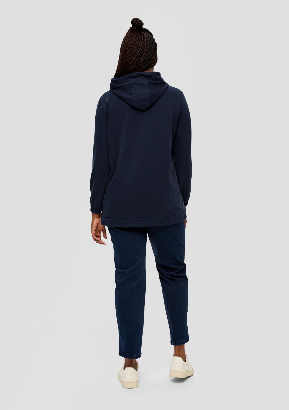 s.Oliver Sweatshirt with a twill texture