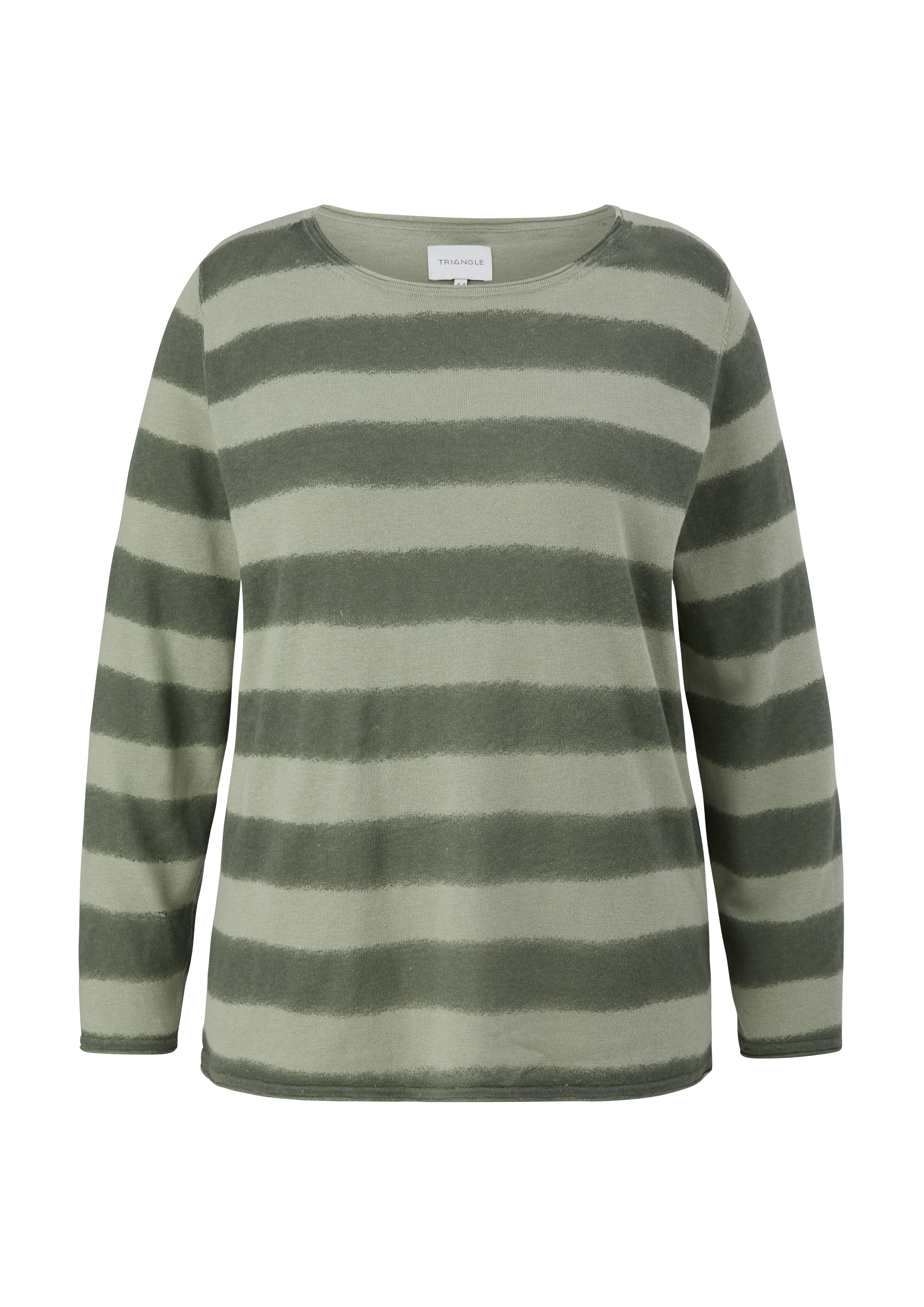 Thumbnail - s.Oliver - Strickpullover mit Streifenmuster, Damen, Grün