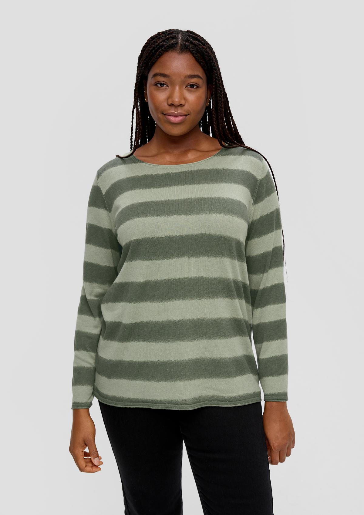 s.Oliver Knit jumper with a stripe pattern