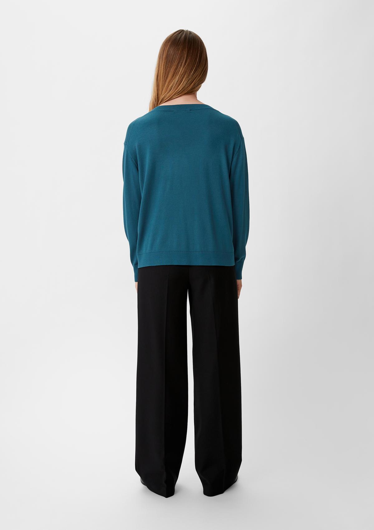 comma Long sleeve top in a viscose blend
