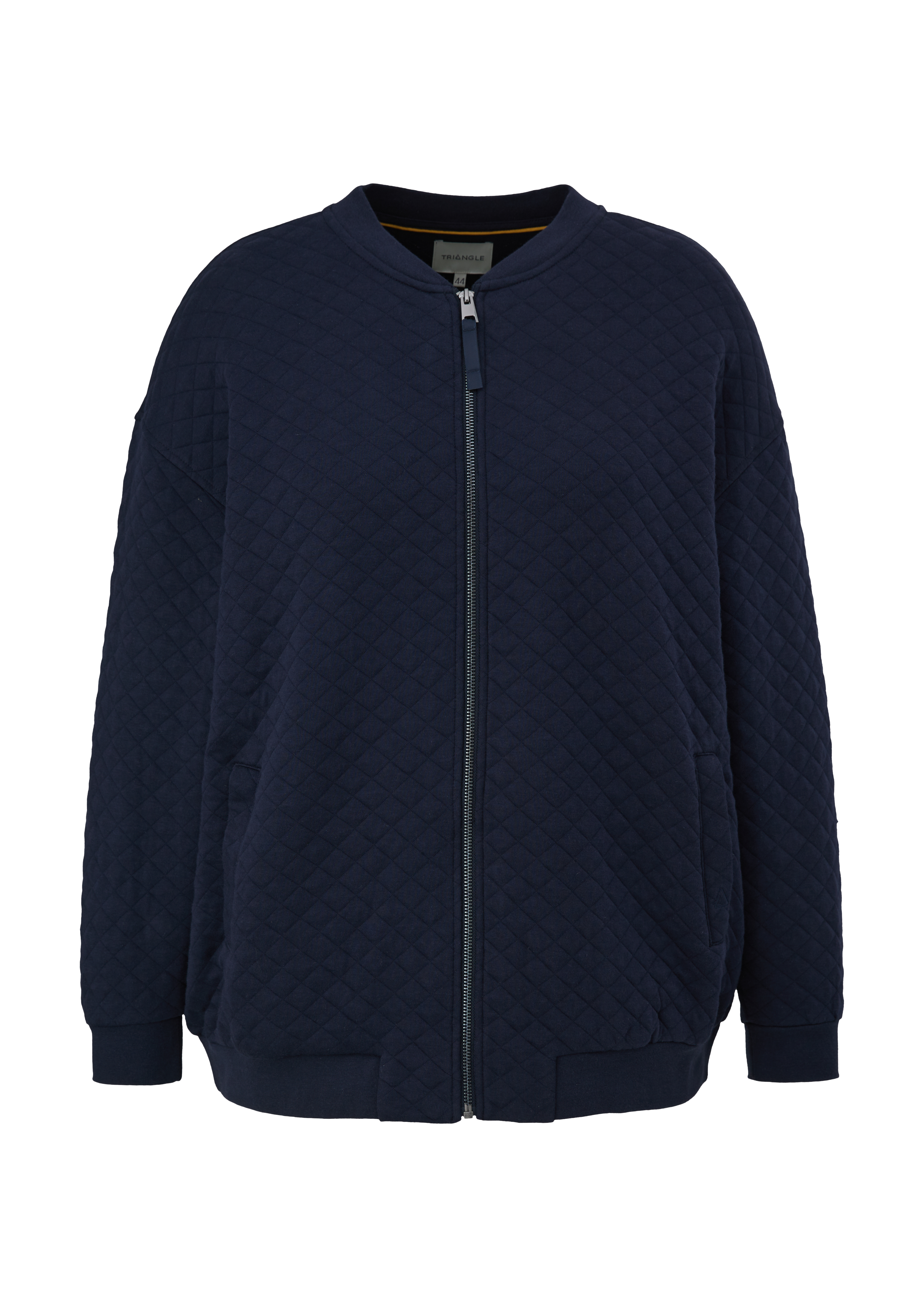 s.Oliver - Blouson-Jacke aus Baumwollmix, Damen, blau