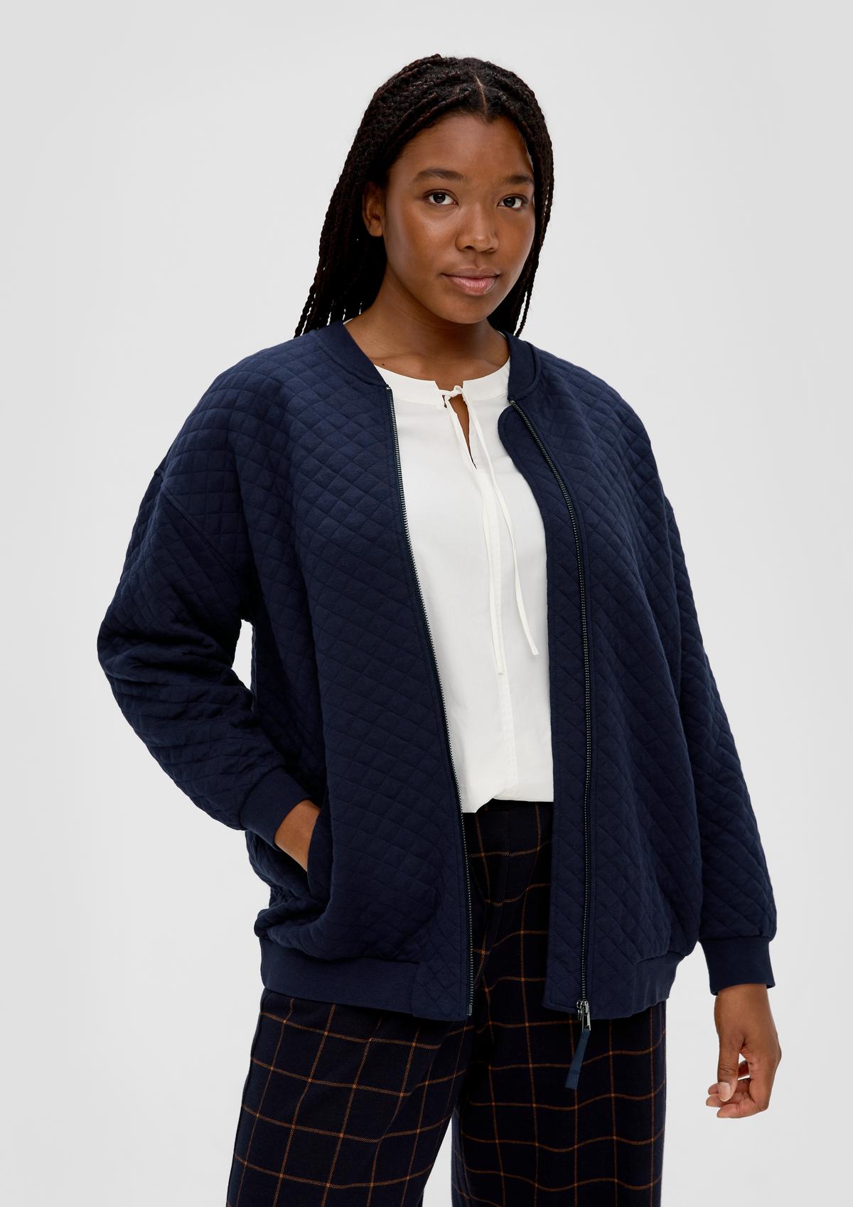 Bluzonová bunda ze směsi s bavlnou