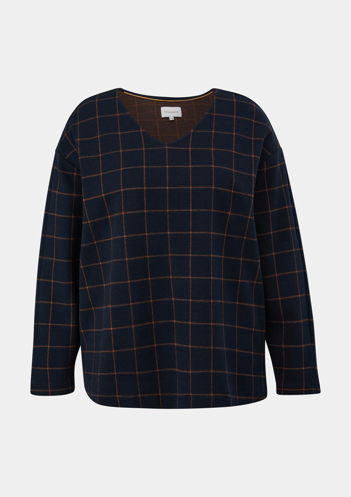 s.Oliver Sweatshirt with a knitted pattern