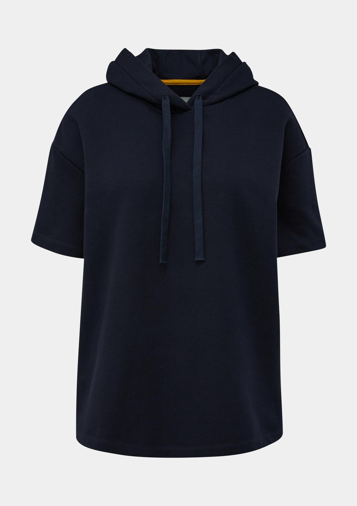s.Oliver Hooded sweatshirt with short sleeves