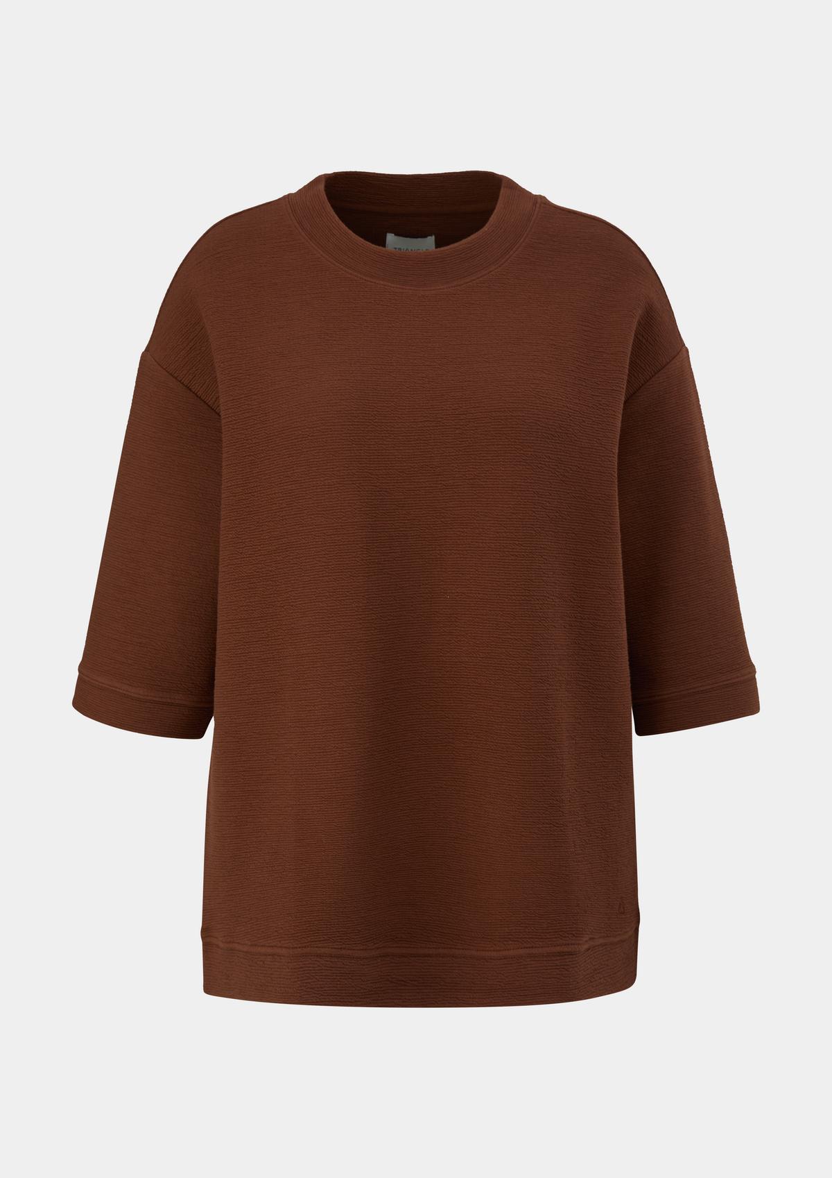 s.Oliver Sweatshirt with a crinkled texture
