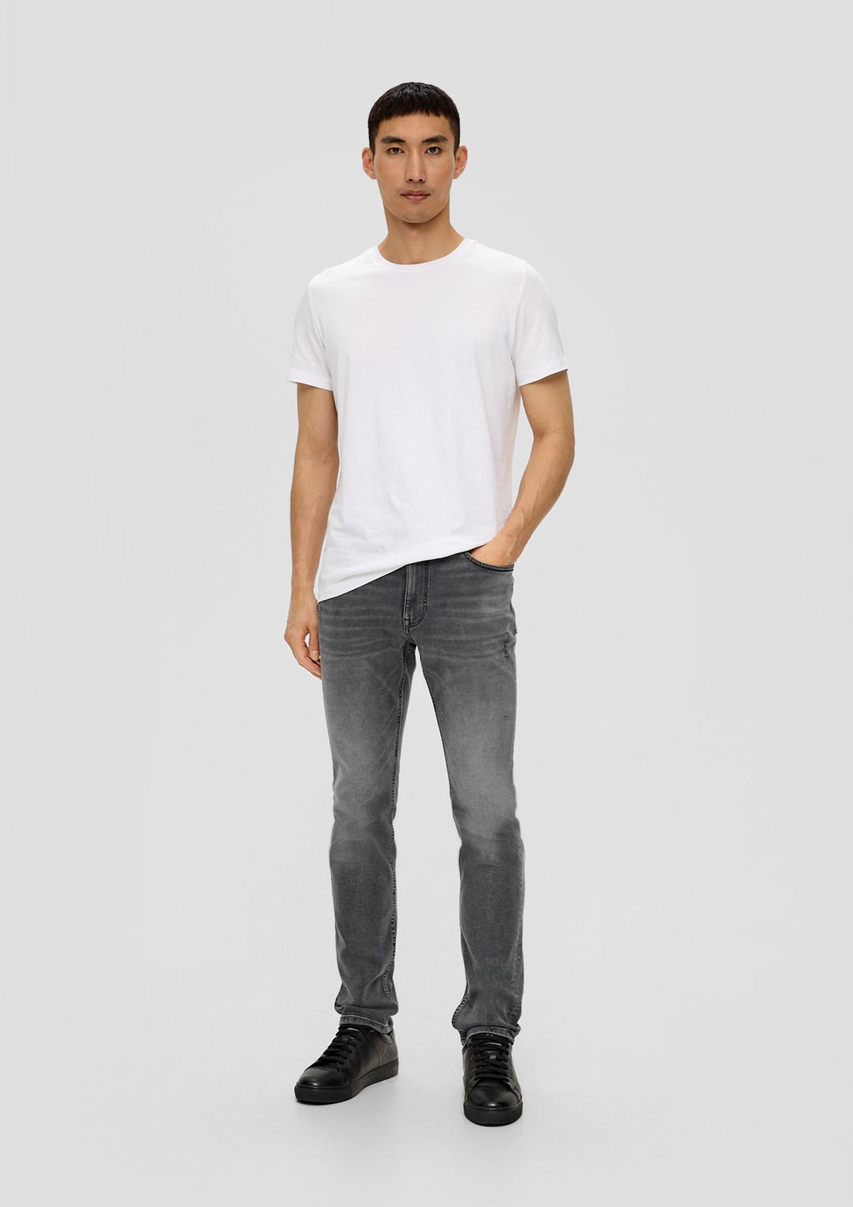 s.Oliver Jeans hlače Keith/kroj Slim Fit/Mid Rise/ravne hlačnice