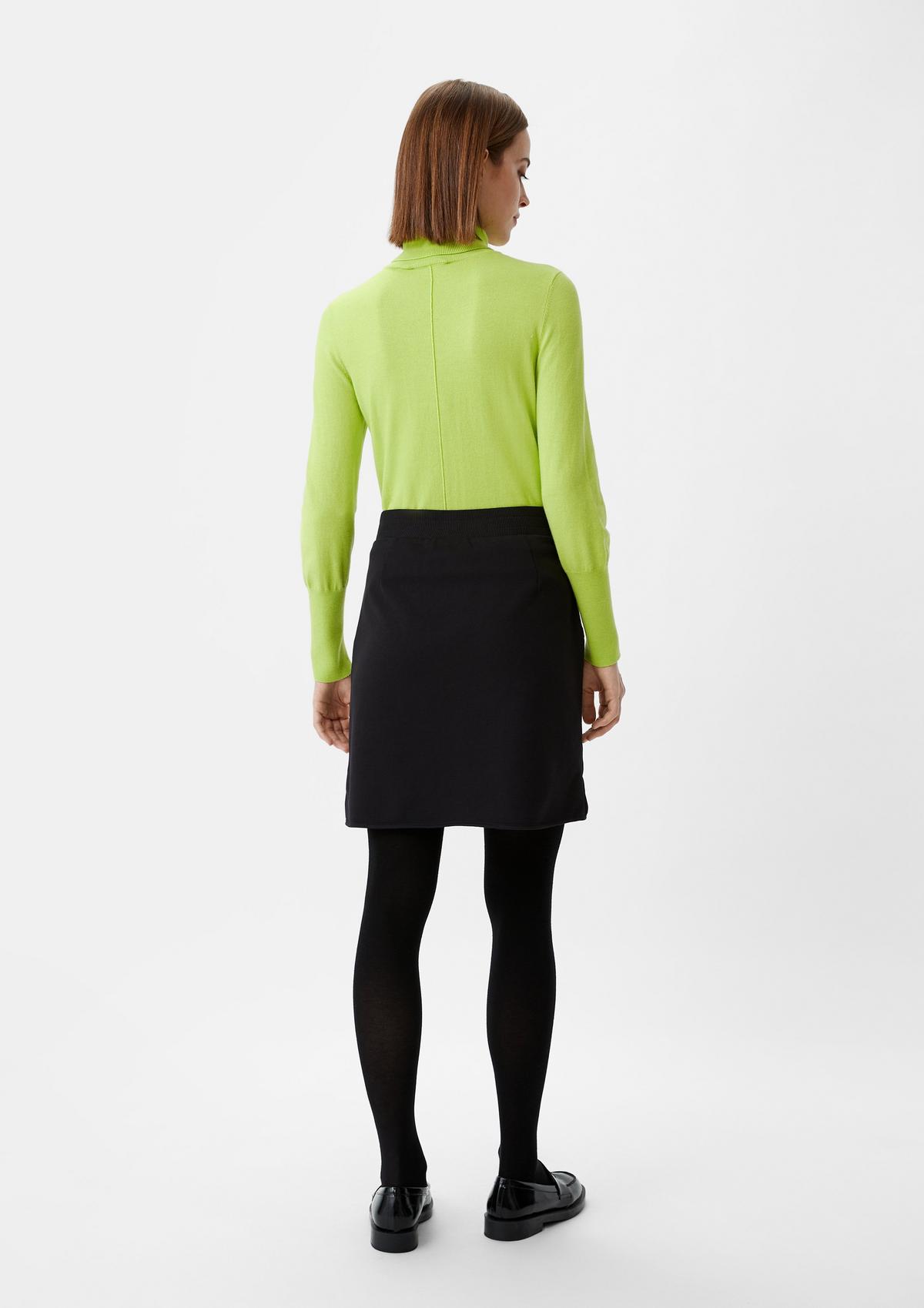 comma Knitted jumper with a ribbed pattern