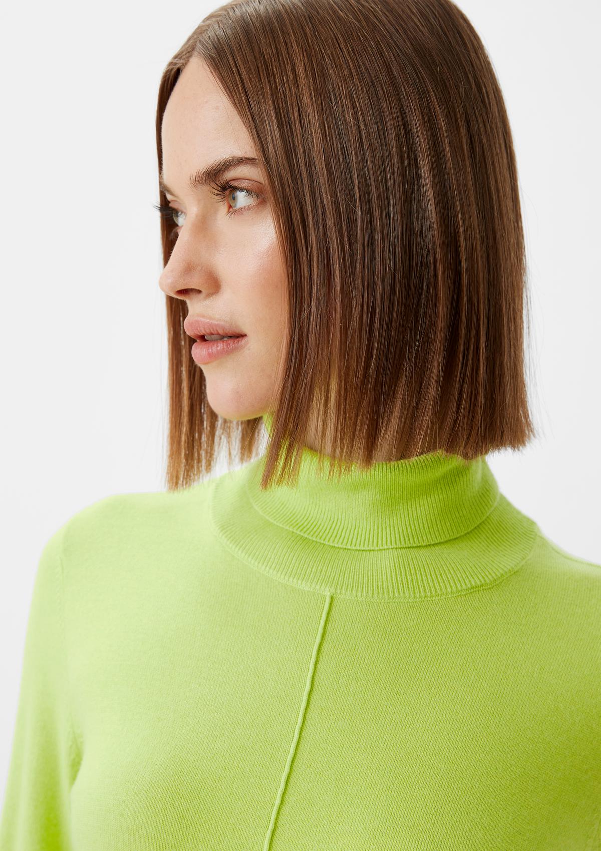 comma Knitted jumper with a ribbed pattern