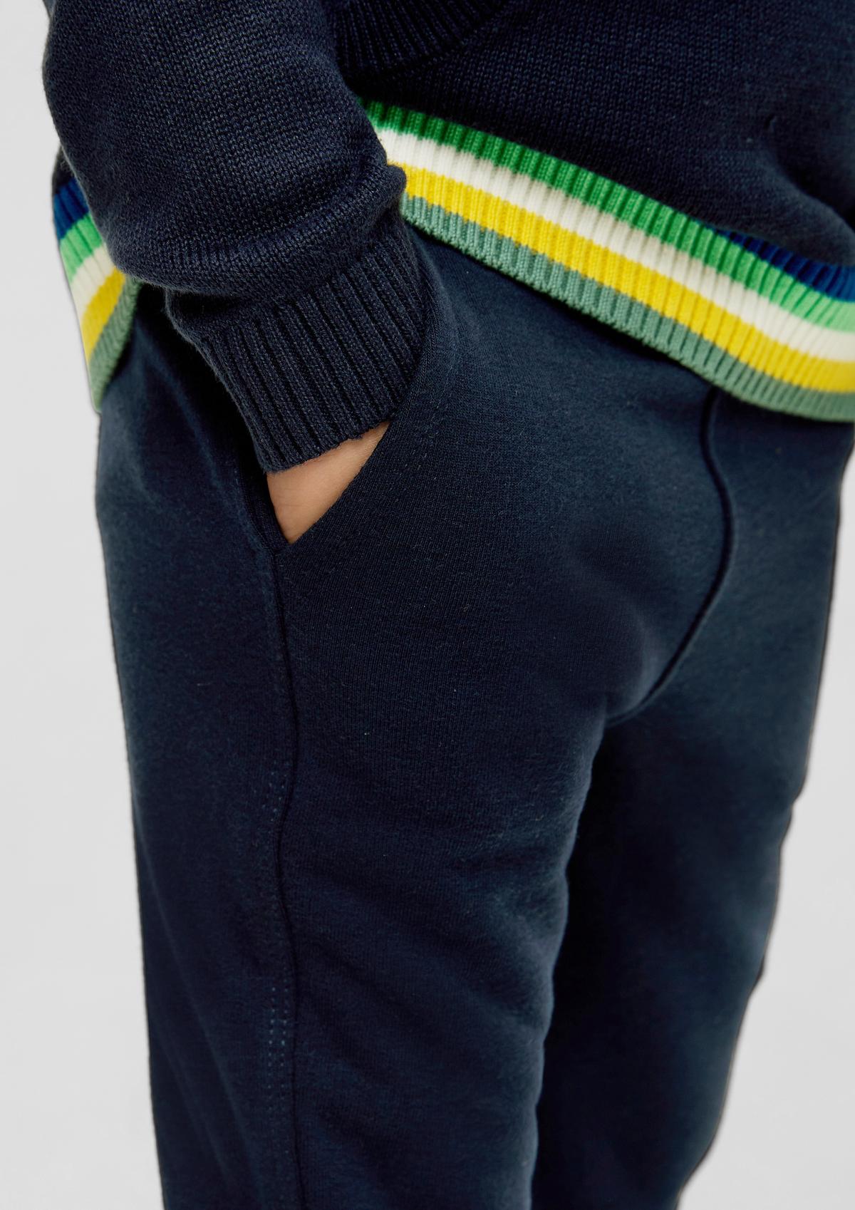 s.Oliver Regular: Športne hlače z rebrastim trakom