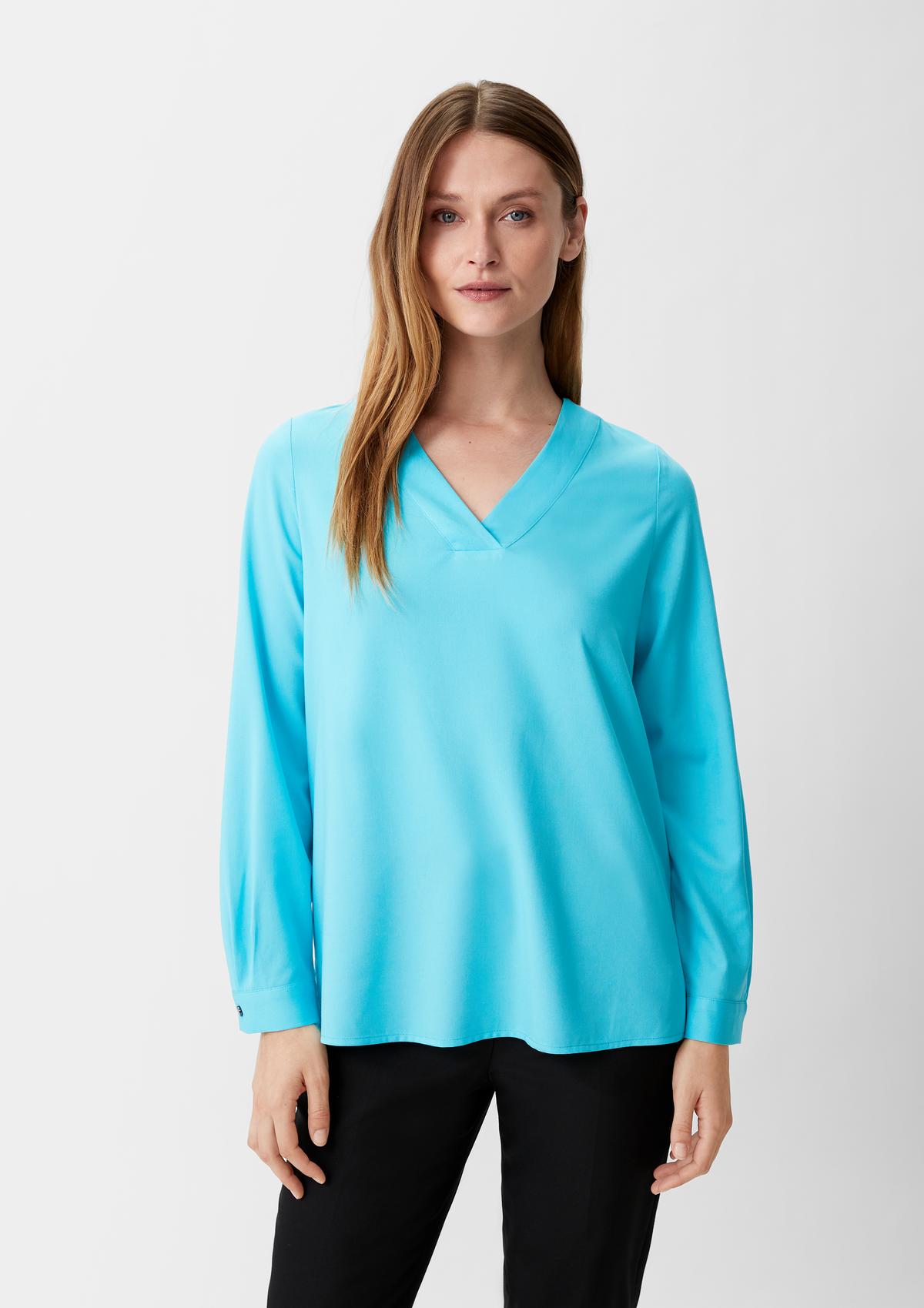 Viscose blend blouse