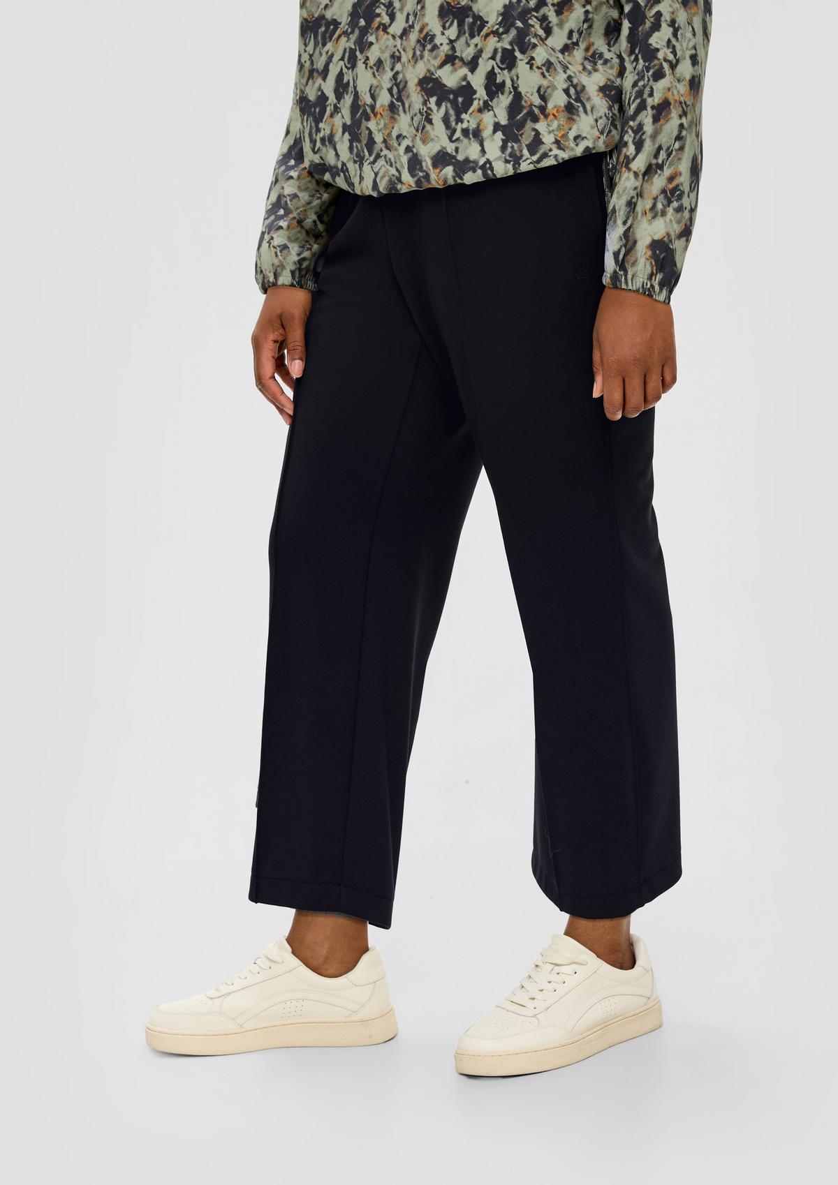 s.Oliver Regular fit: trousers with pintuck pleats