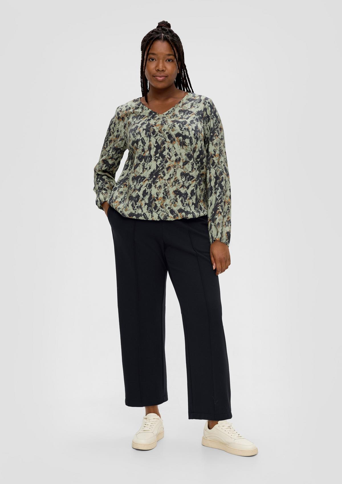 s.Oliver Regular fit: trousers with pintuck pleats