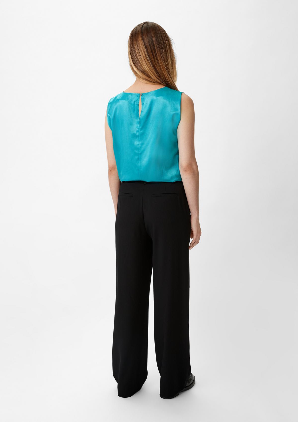 comma Satin blouse in a viscose blend