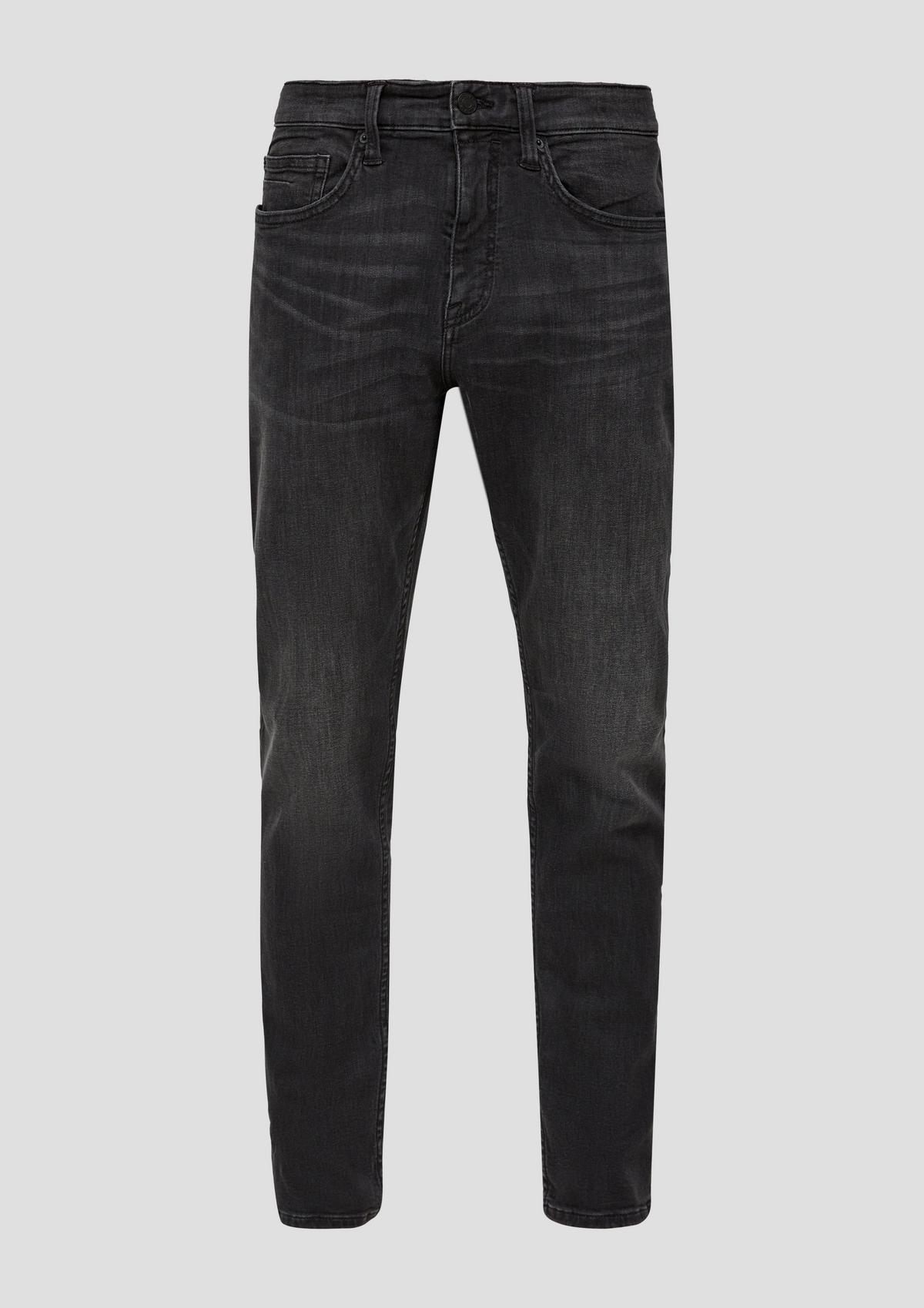 s.Oliver Mauro Jeans / Regular Fit / High Rise / Tapered Leg / Garment Wash