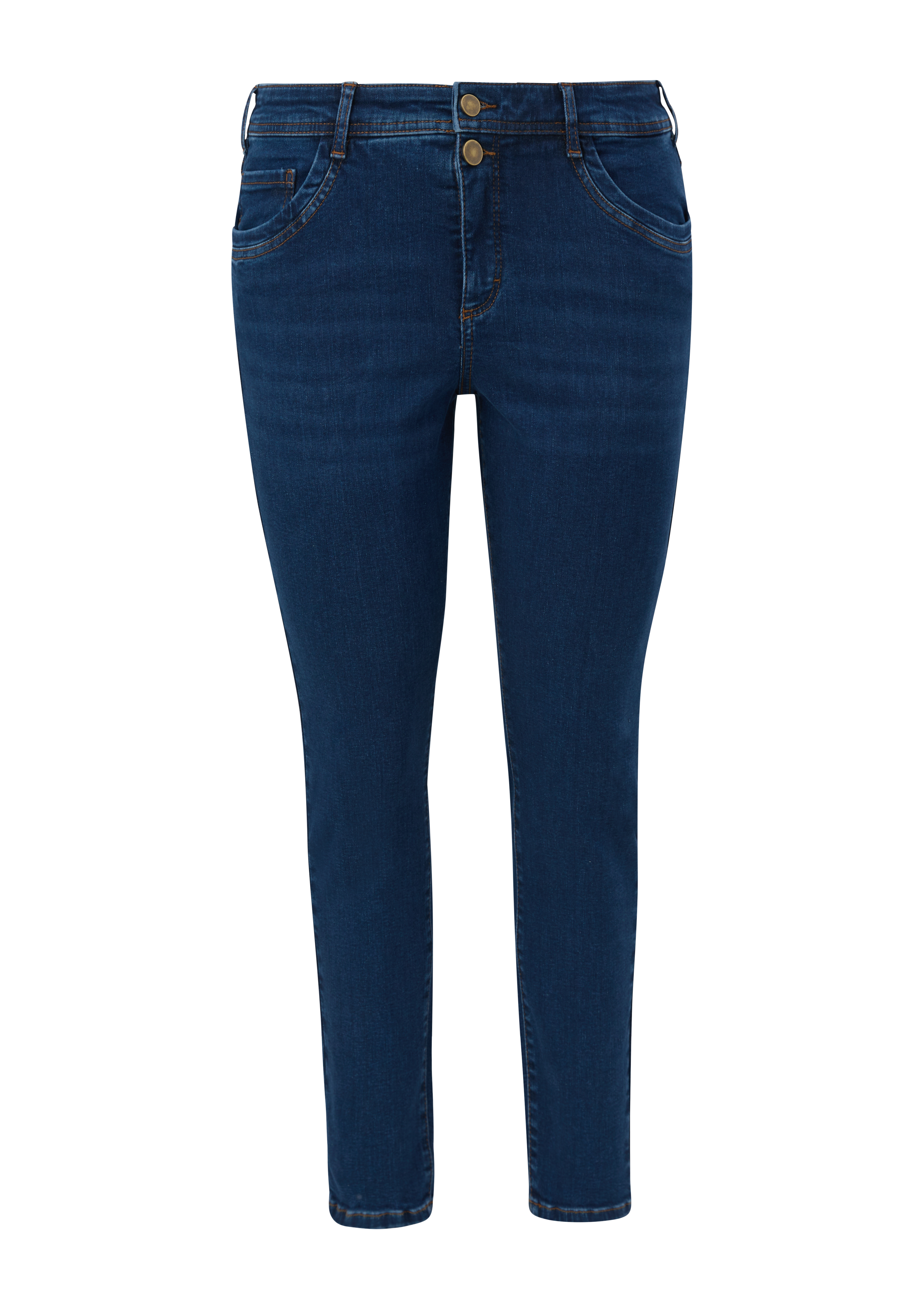 s.Oliver - Jeans / Skinny Fit / Mid Rise / Skinny Leg, Damen, blau