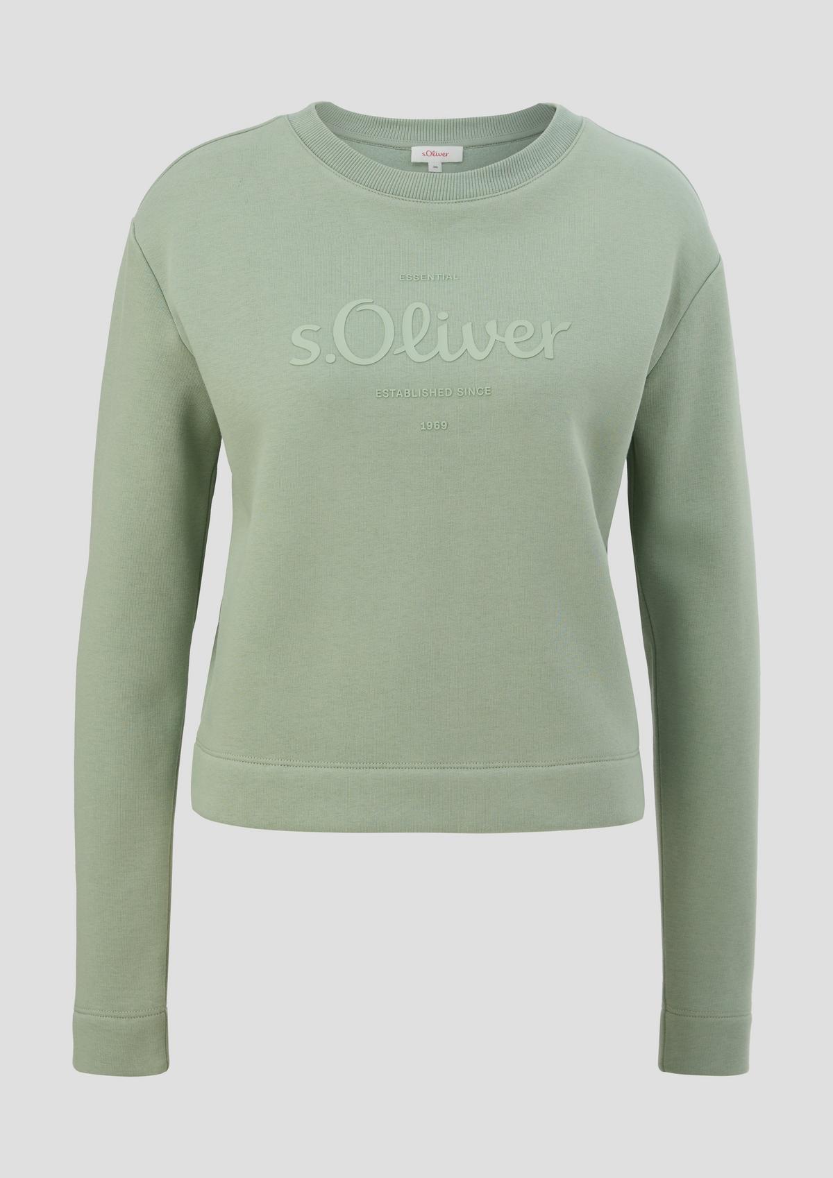 s.Oliver Sweatshirt with a logo print