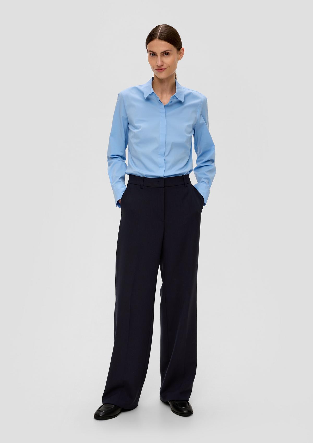 Regular fit: Cloth trousers in a viscose blend