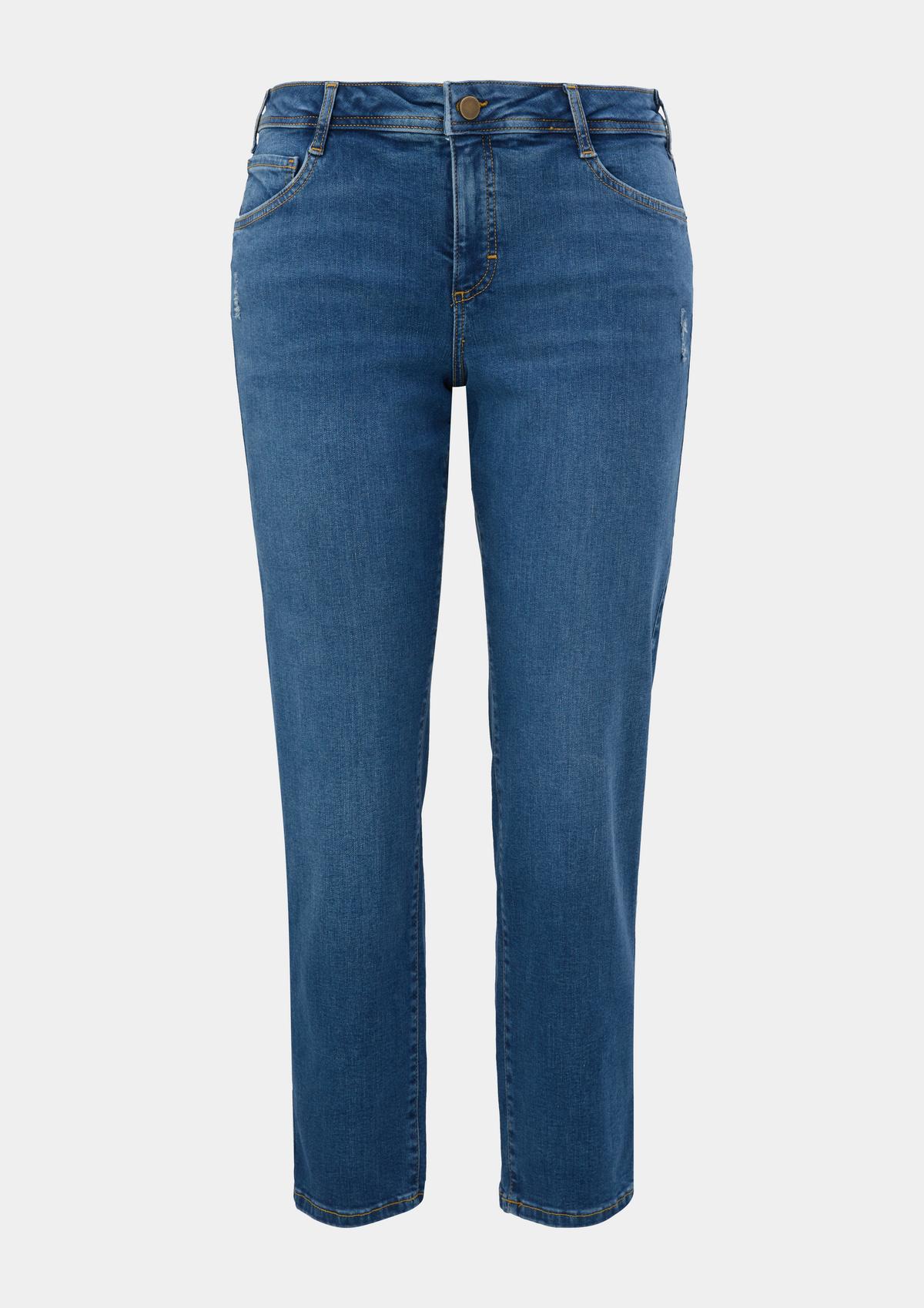 s.Oliver Curvy jeans hlače/kroj Regular Fit/Mid Rise/ozke hlačnice